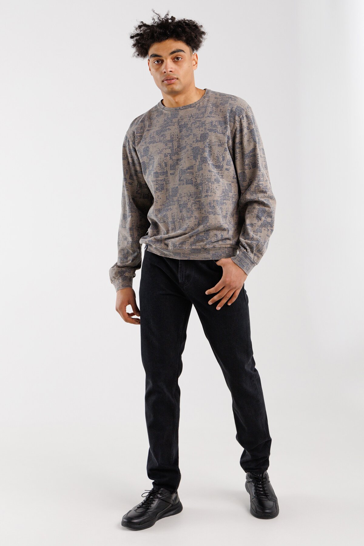 Джинсы Regular Fit мужские Ren Tomogo DM-4 30 Черный  Фото №4