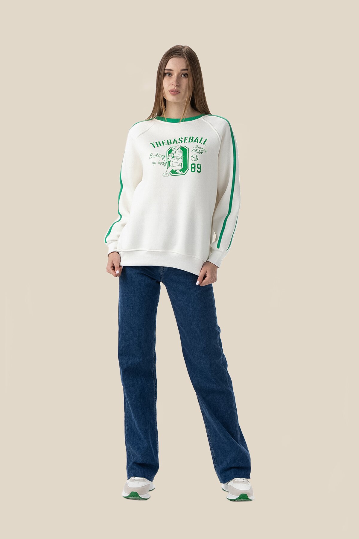 Джинсы Regular fit женские LAWA WBC02337 38 Синий  Фото №8
