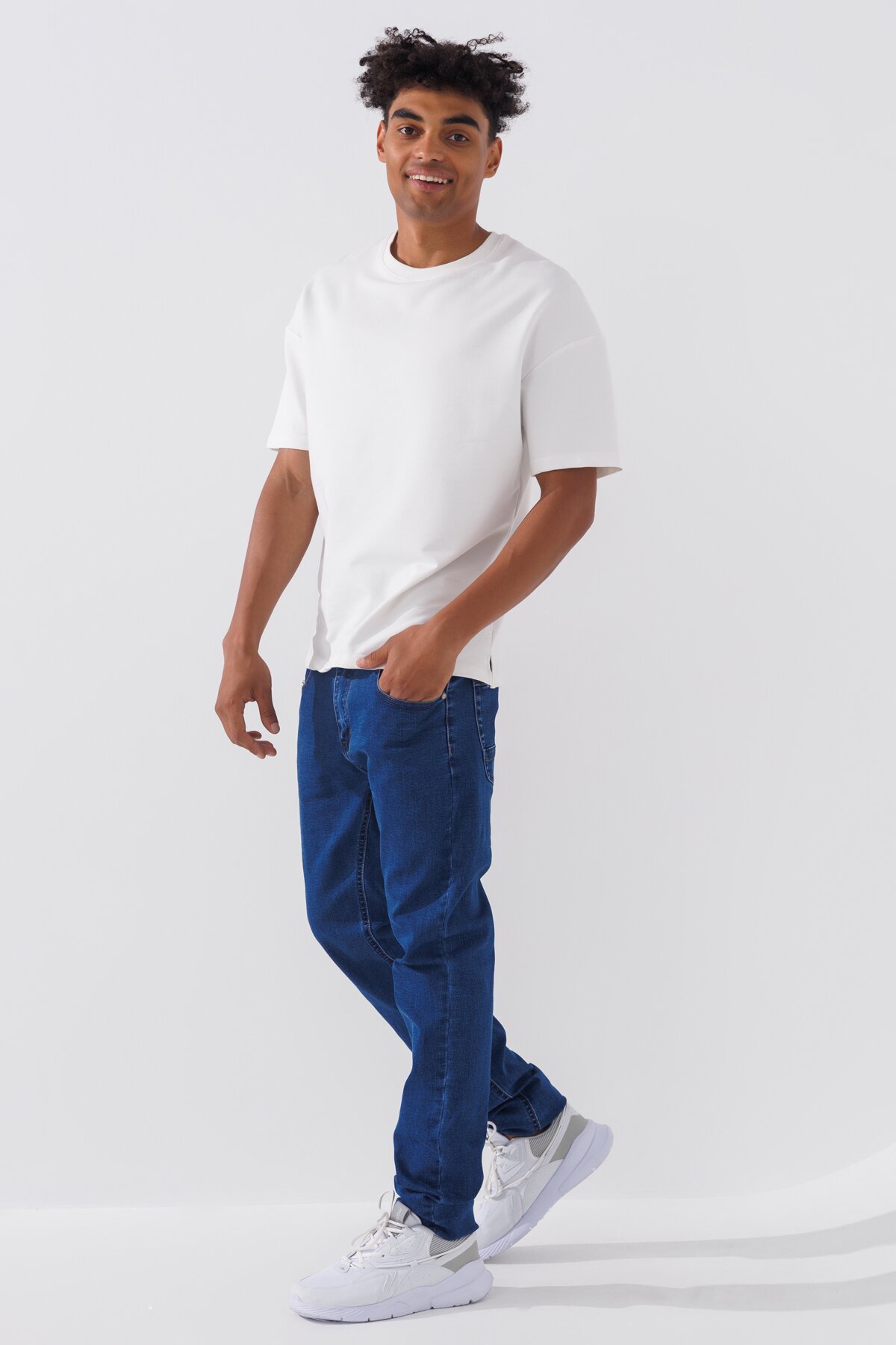 Джинсы Slim Fit мужские 2323 27 Синий (2000990729521D)  Фото №1