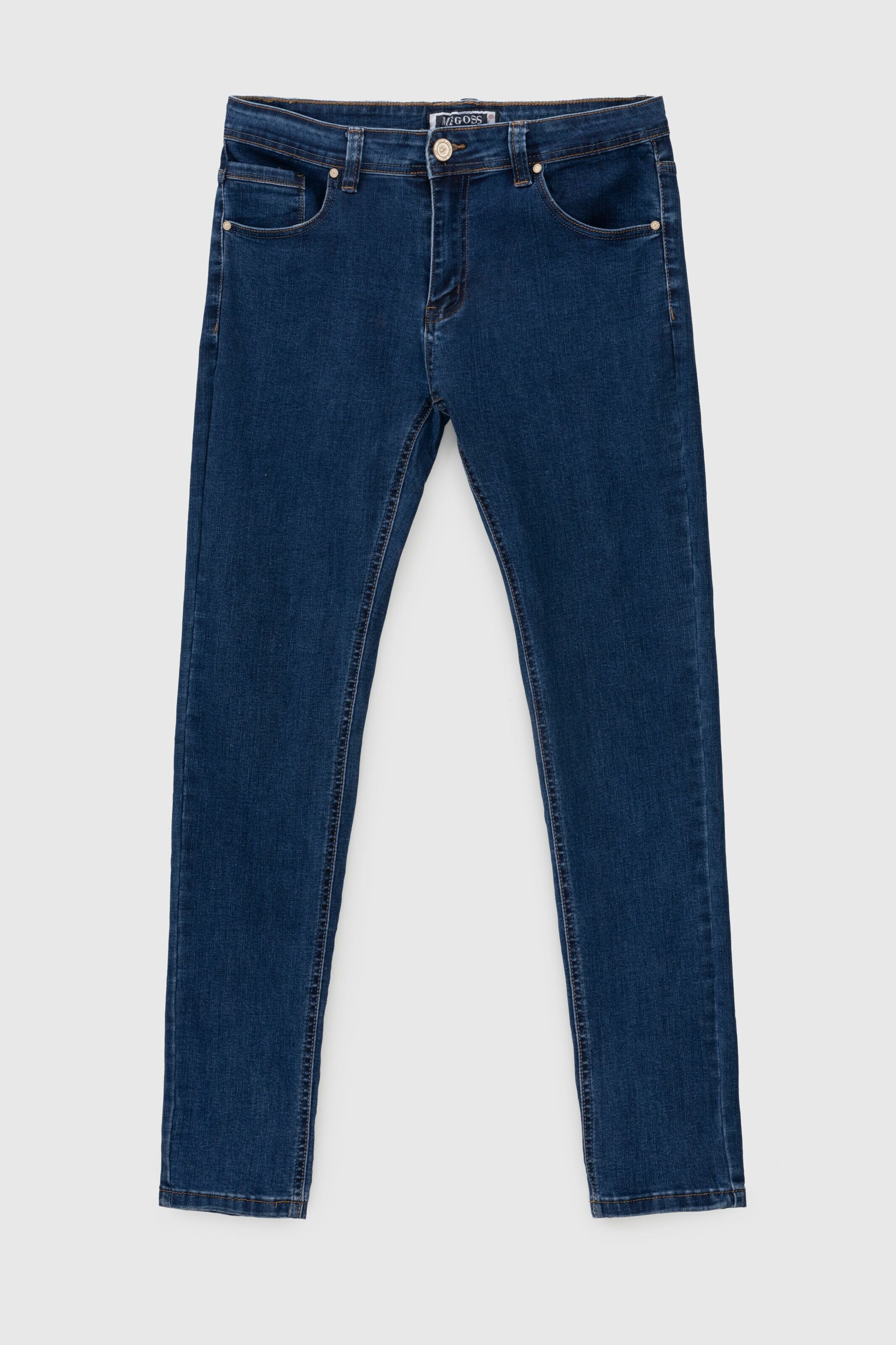 Джинсы Slim Fit мужские 2323 27 Синий (2000990729521D)  Фото №5