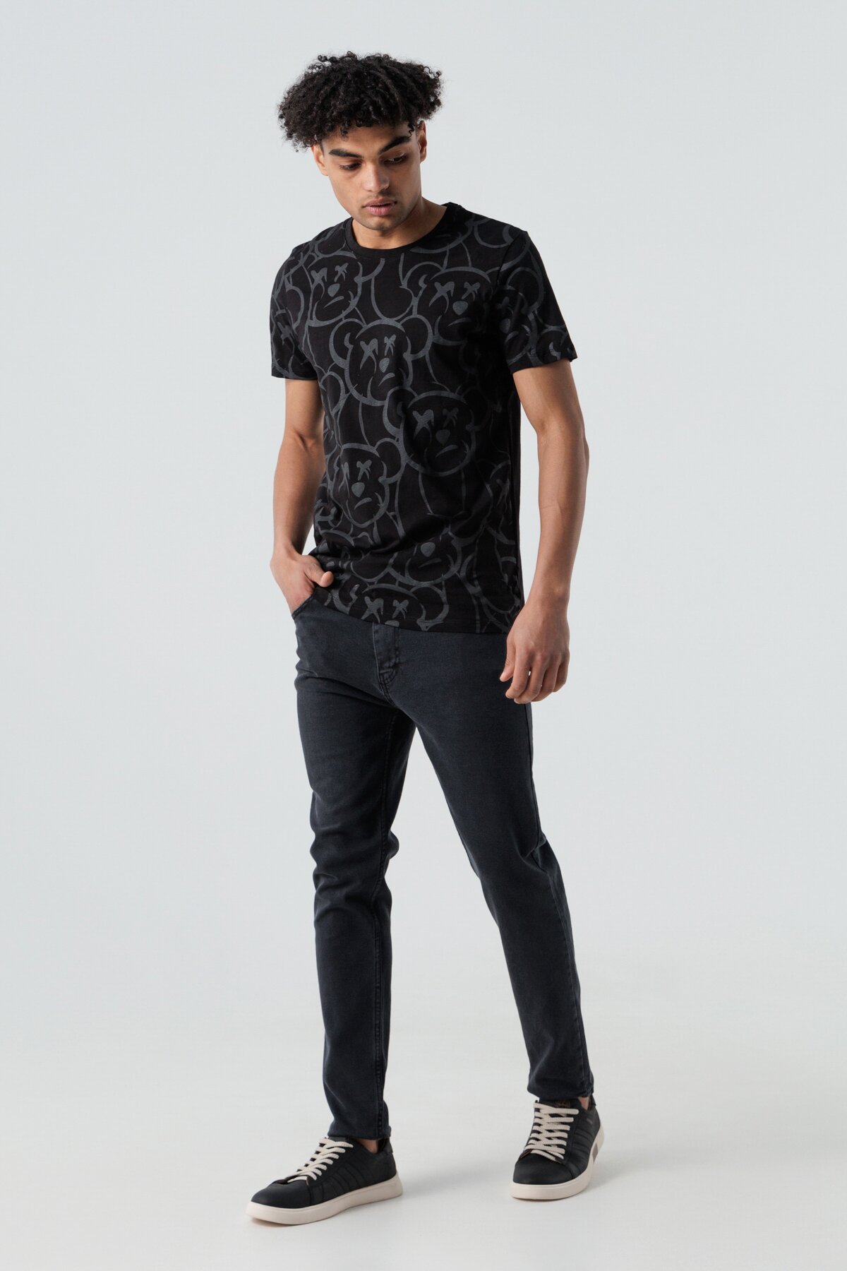 Джинсы Slim Fit мужские Blackwan BW-245 30 Графитовый (2000990458568D)  Фото №3