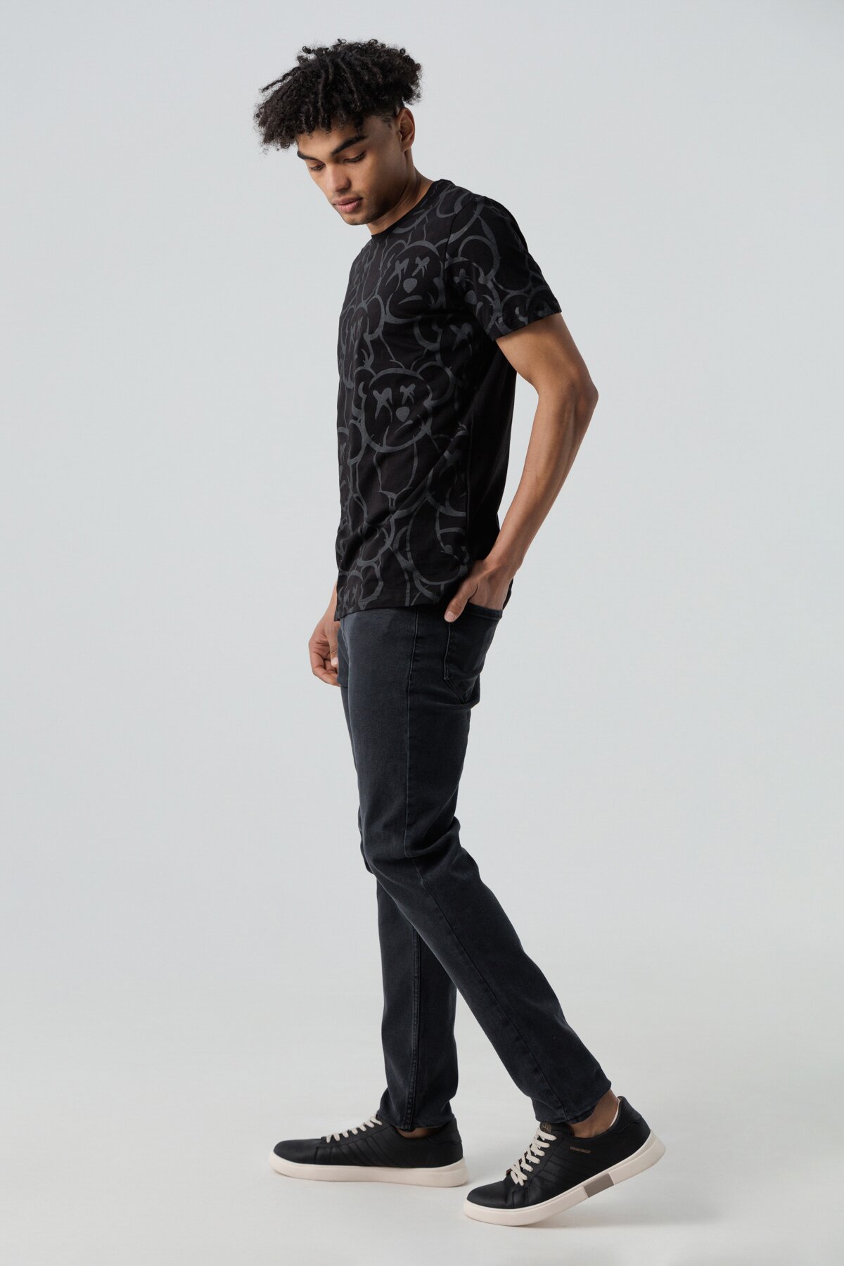 Джинсы Slim Fit мужские Blackwan BW-245 30 Графитовый (2000990458568D)  Фото №4