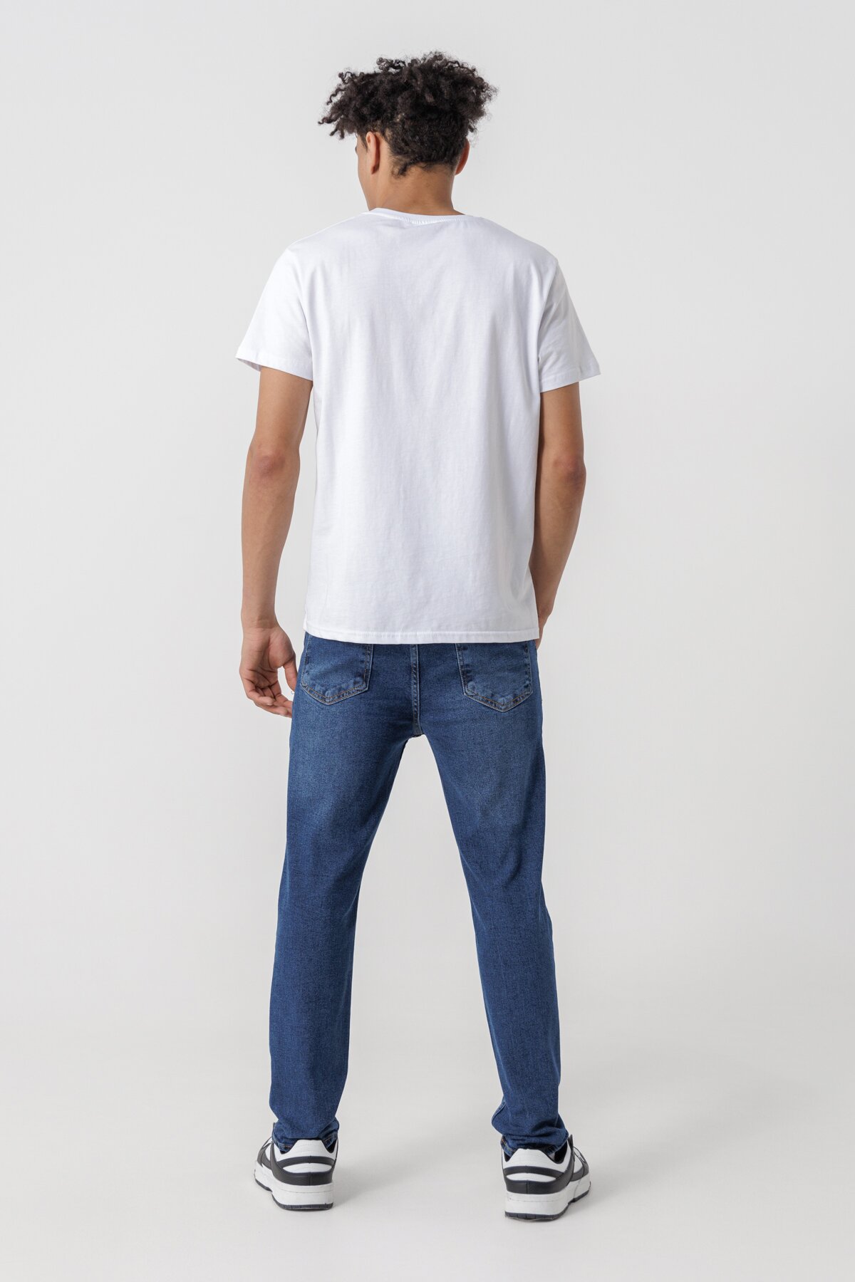 Джинси Slim Fit чоловічі Blackwan BW-249 30 Темно-синій (2000990505316D)  Фото №4