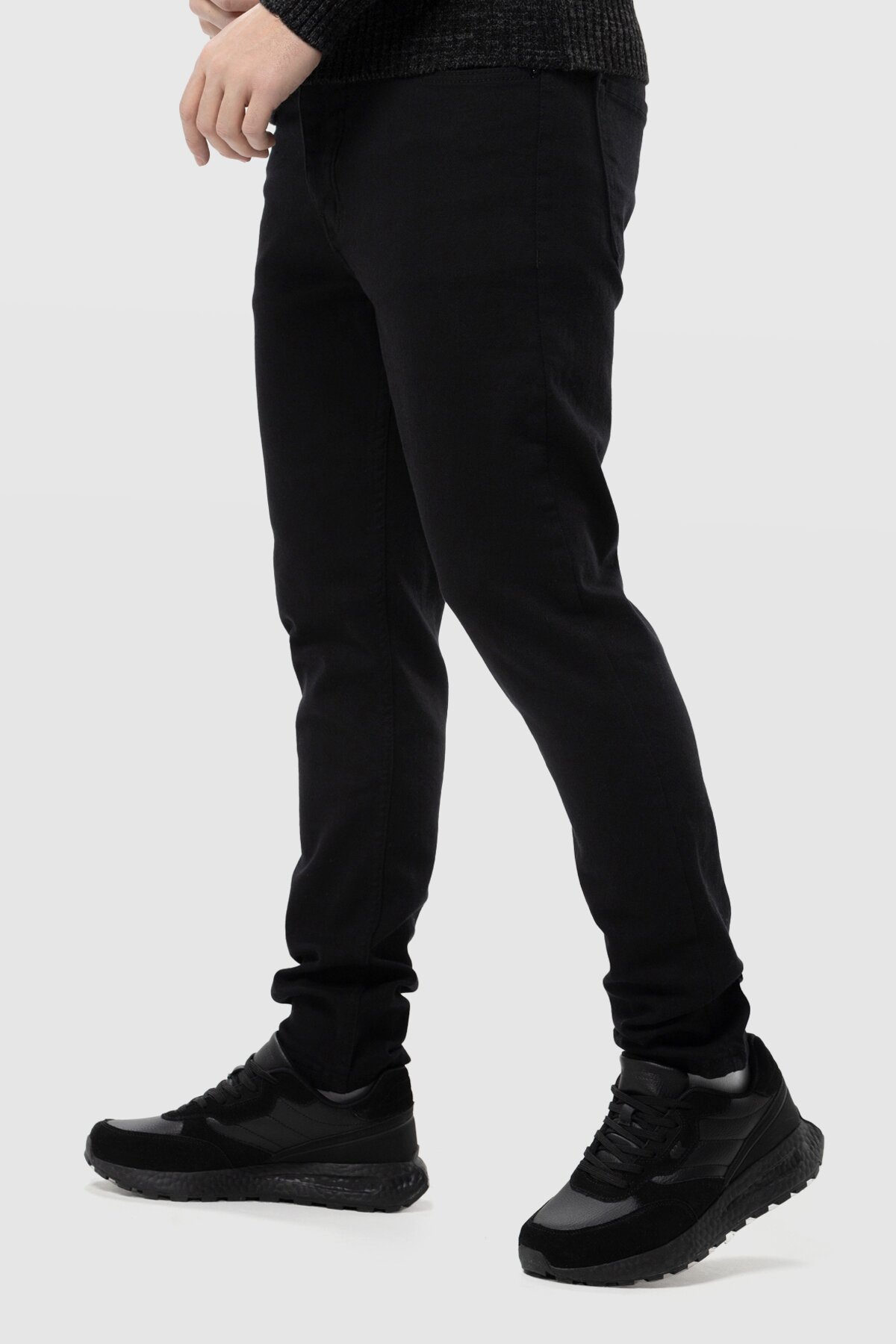 Джинсы Slim Fit мужские Demos 6291 32 Черный (2000990252388D)  Фото №1