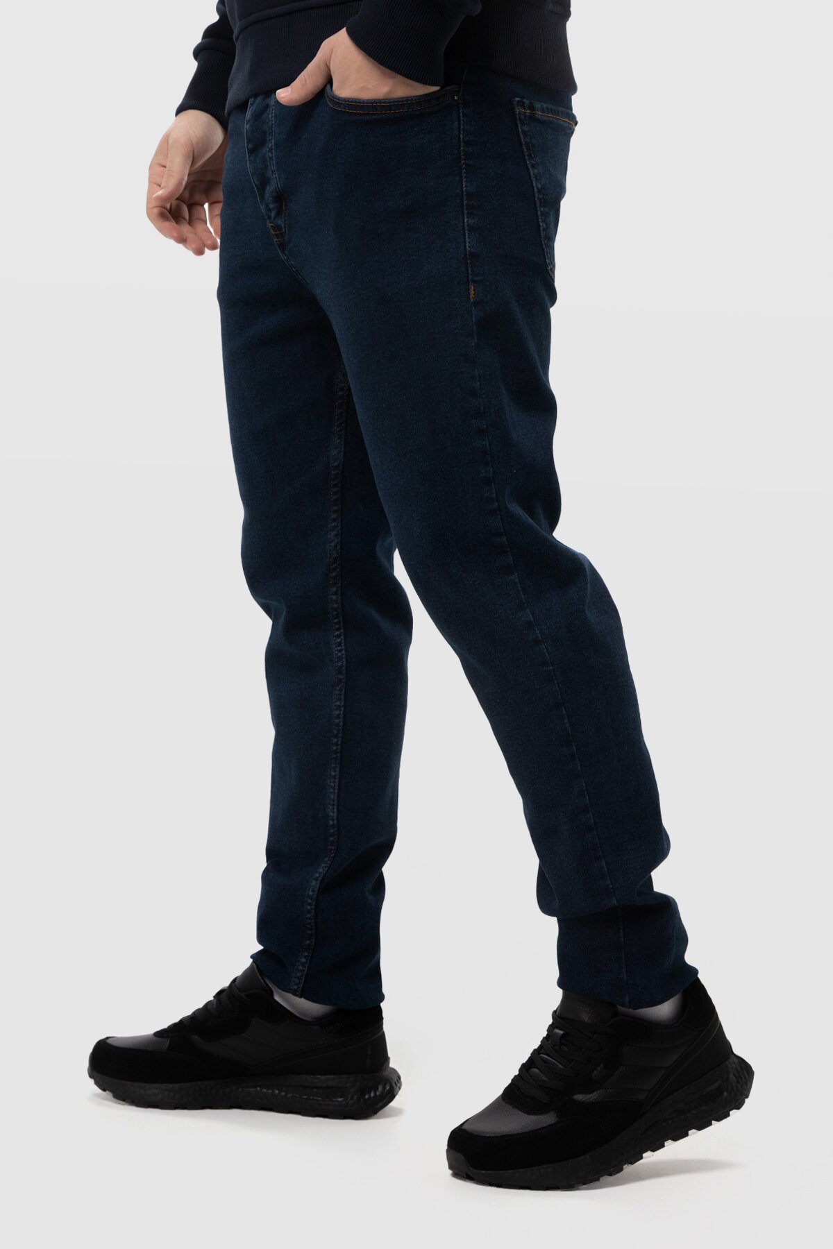 Джинсы Slim Fit мужские Demos 6292 30 Темно-синий (2000990252142D)  Фото №1