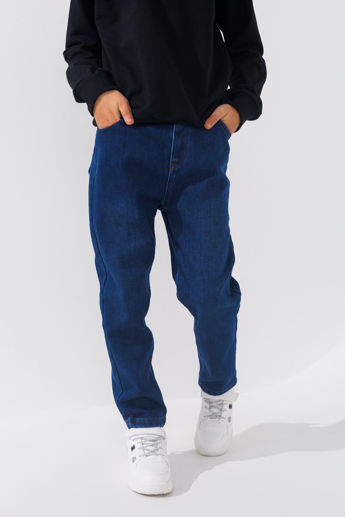 Джинсы Slim Fit для мальчика 2658 110 см Синий (2000990688507W)  Фото №1