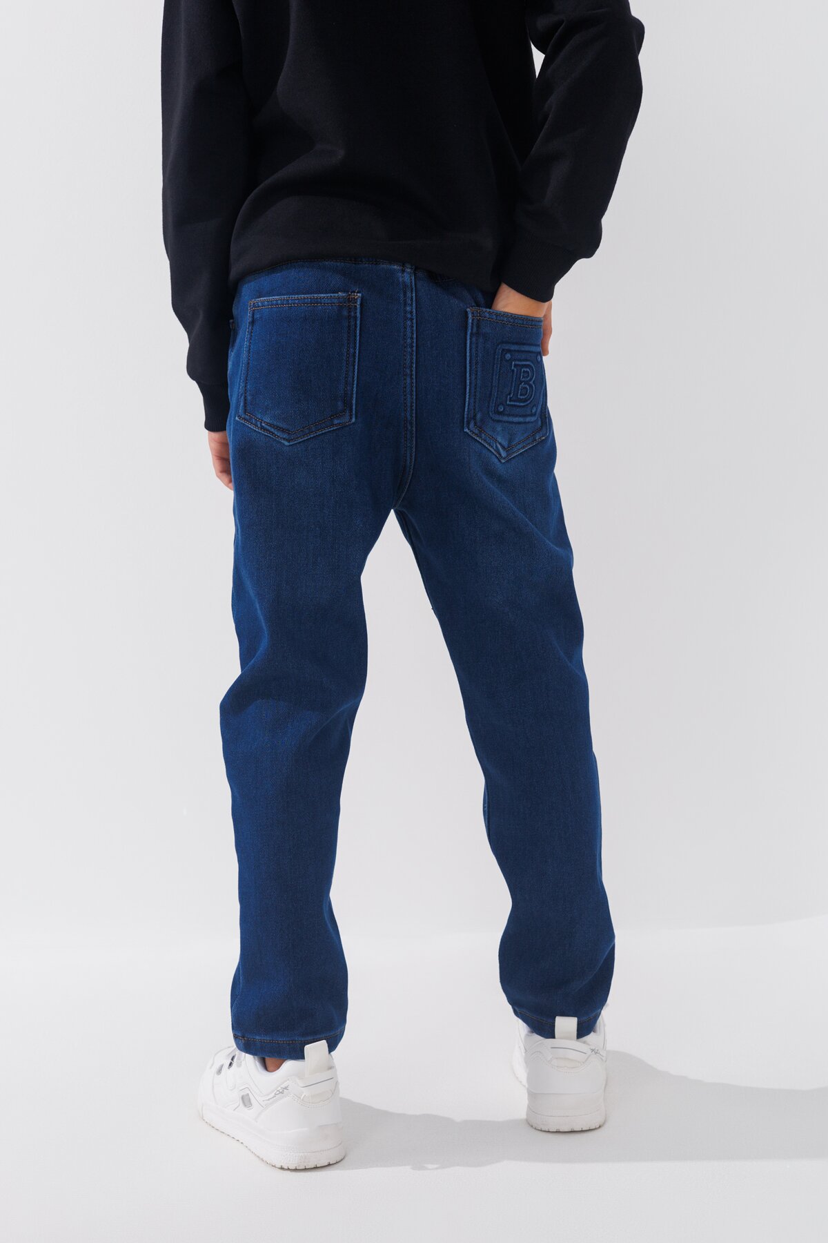 Джинсы Slim Fit для мальчика 2658 110 см Синий (2000990688507W)  Фото №3