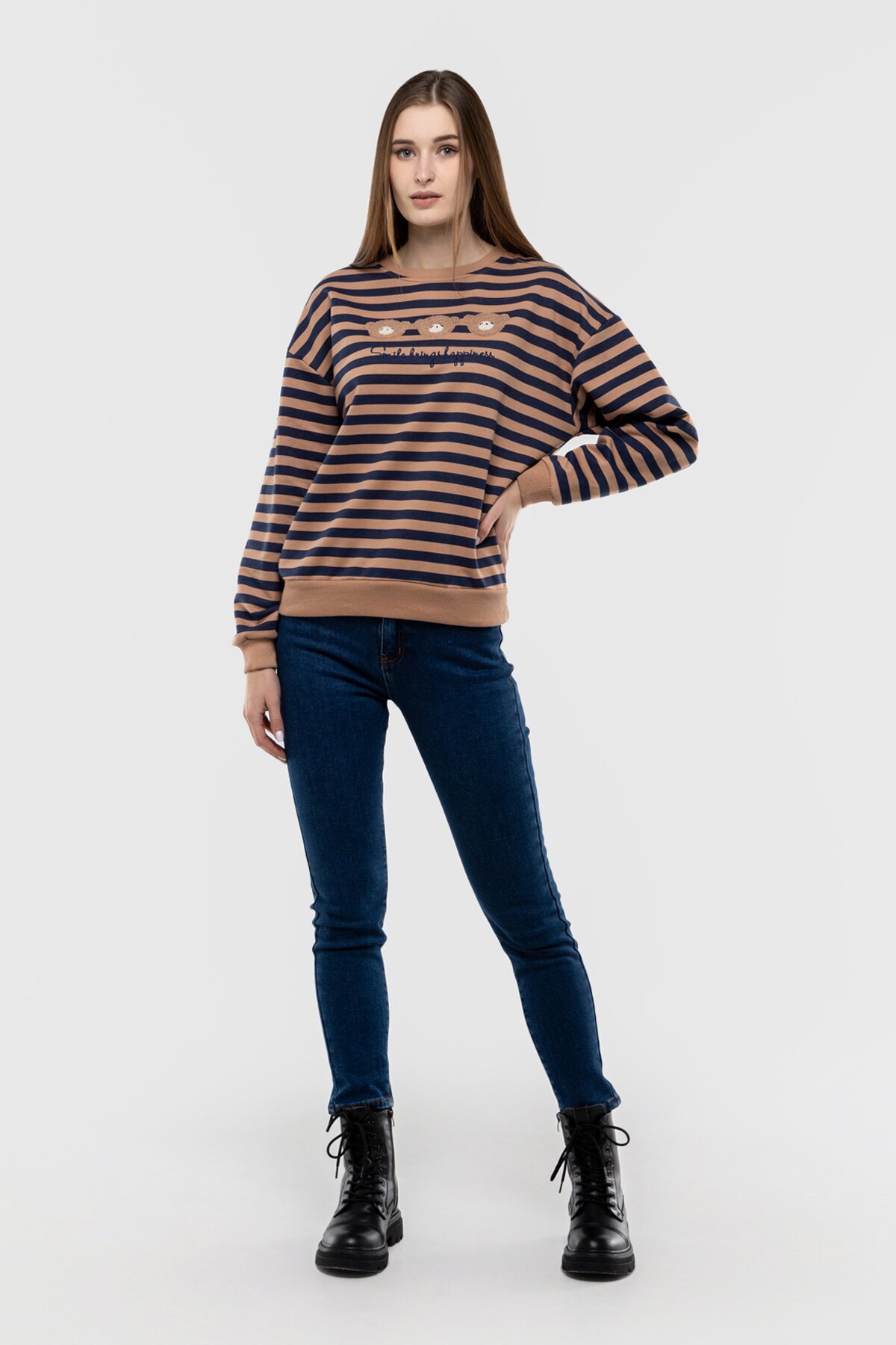 Джинсы Slim Fit женские 1067 26 Синий (2000990246776W)  Фото №5
