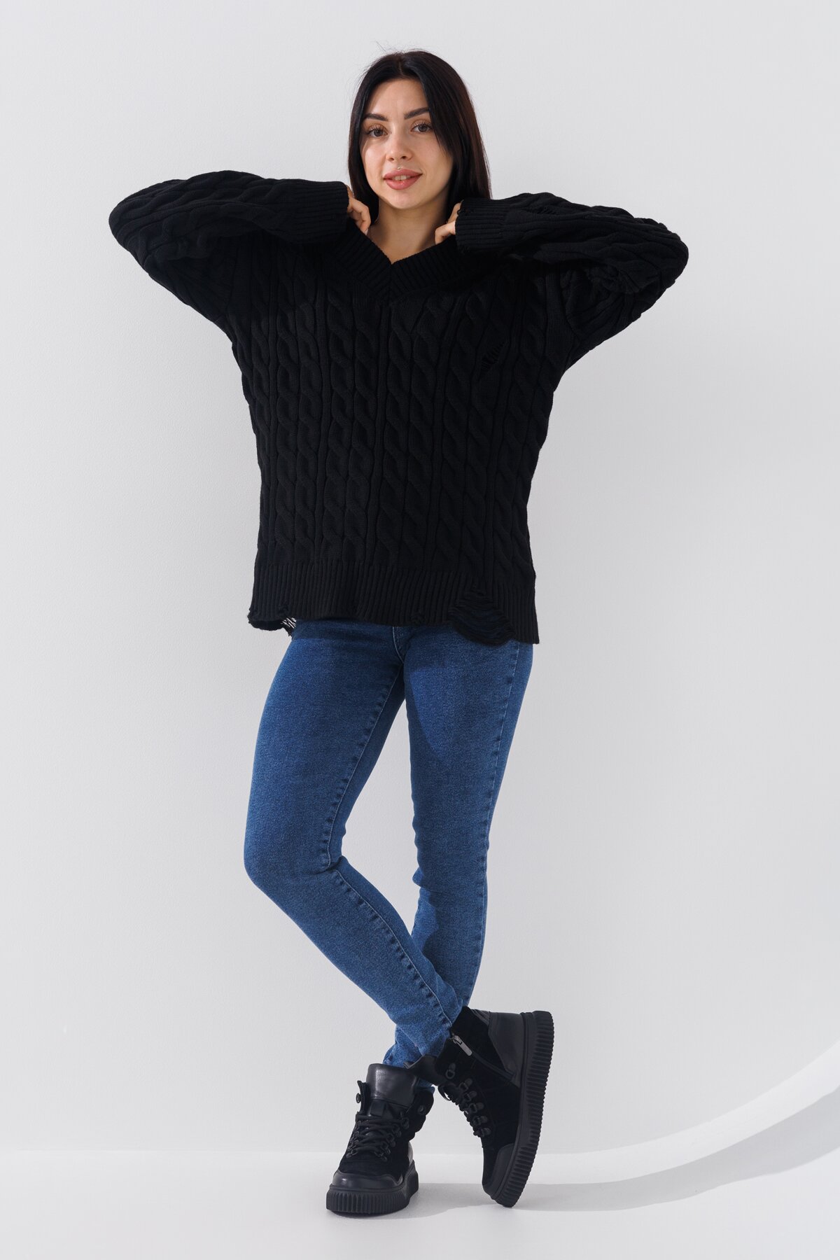 Джинси Slim Fit жіночі LAWA WBC02413 34 Синій  Фото №0