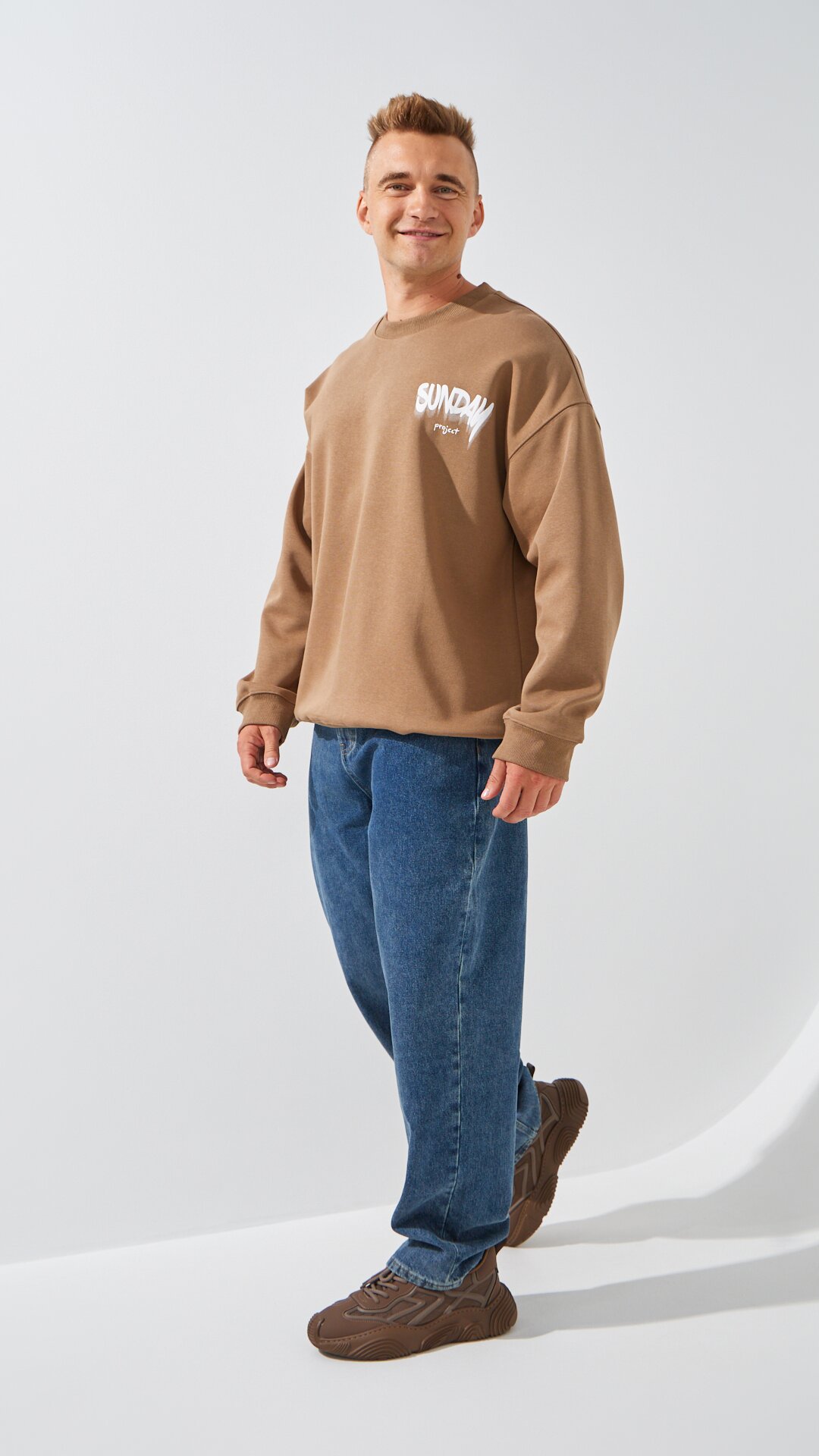 Купити Джинси Baggy Fit чоловічі 5666 33 Синій Артикул: 2000999191077 Фото повноекранне №3