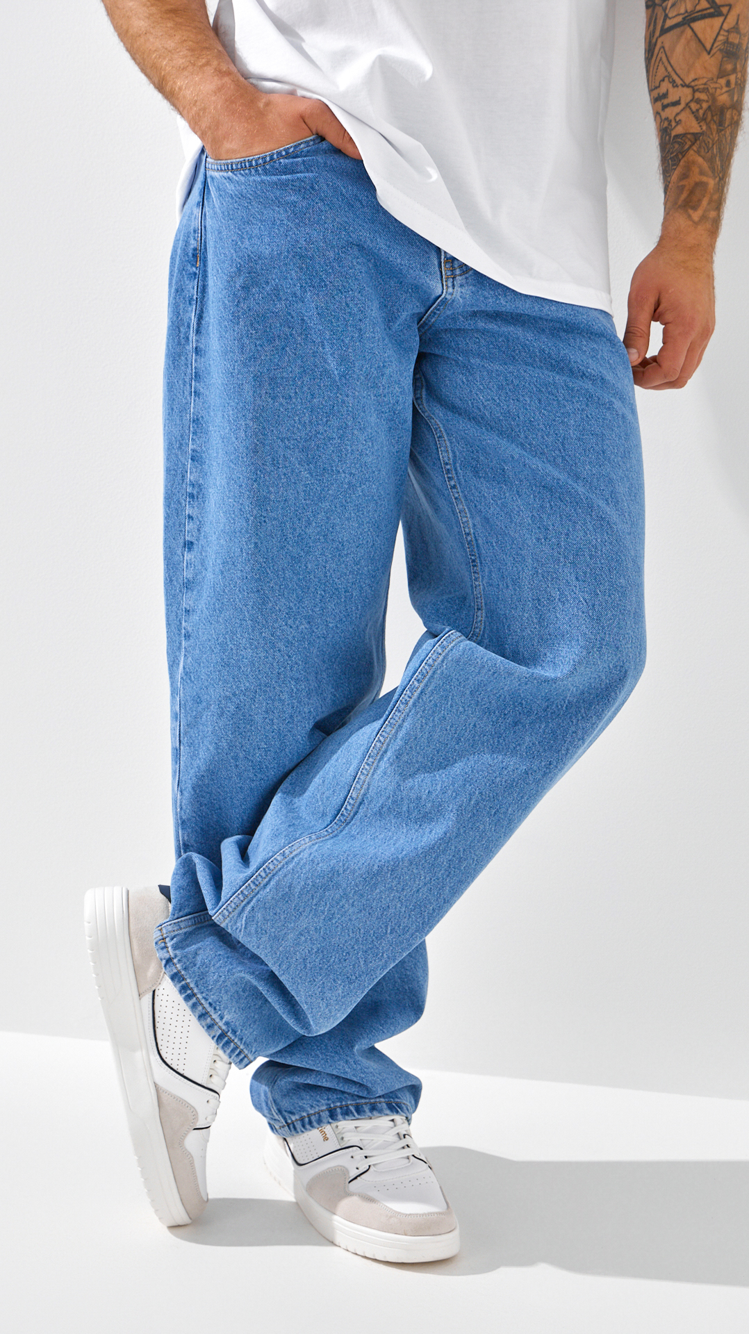 Джинсы Baggy fit мужские LAWA MTC02306 30 Синий  Фото №1