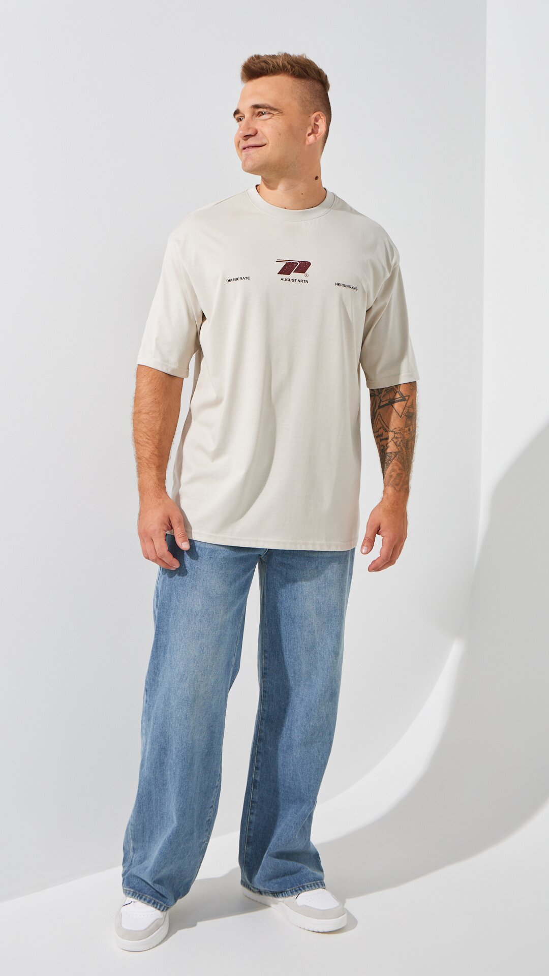 Джинсы Baggy Fit мужские  W013 28 Синий  Фото №0