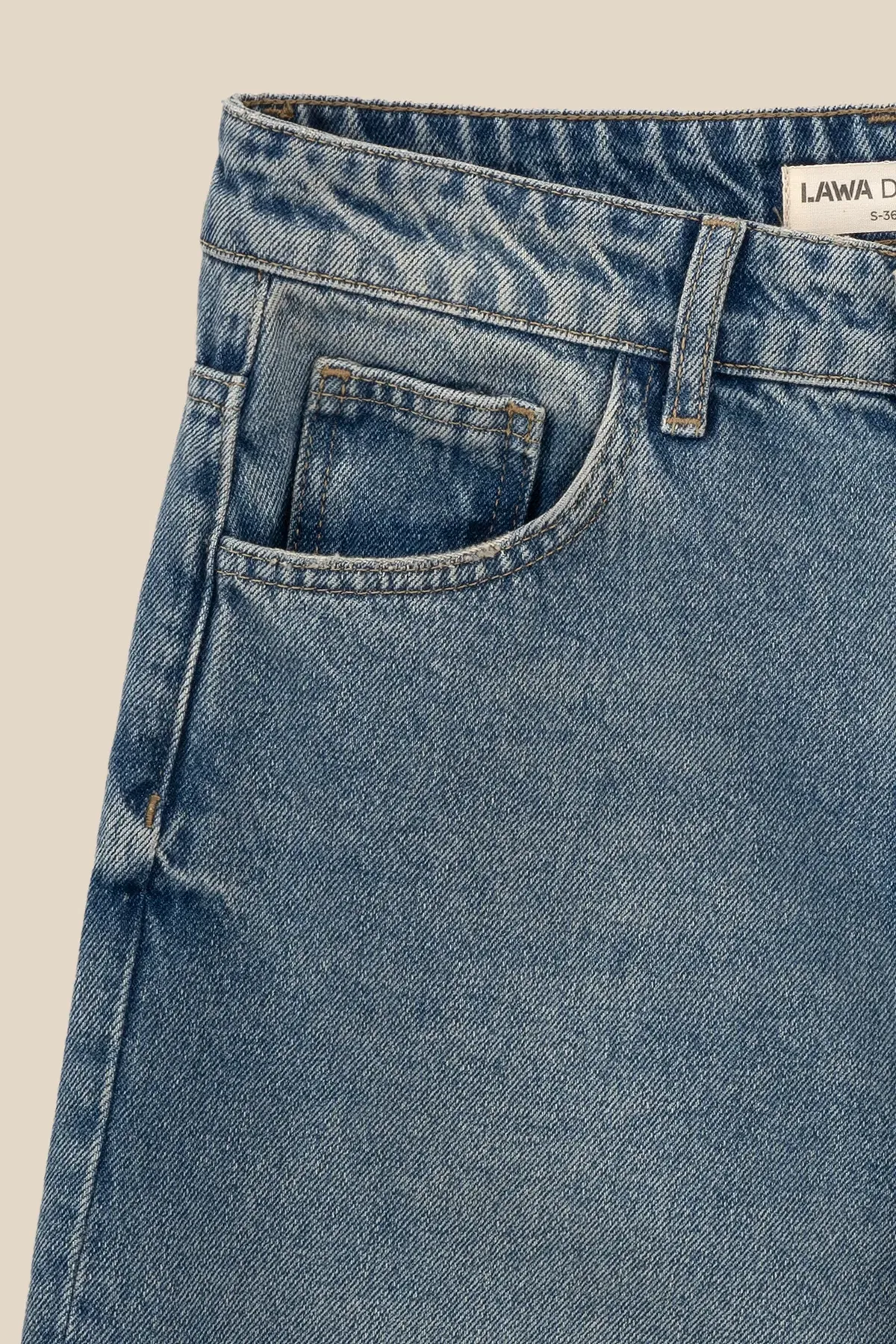 Джинси Baggy жіночі  LAWA WTC02395 32 Синій  Фото №6