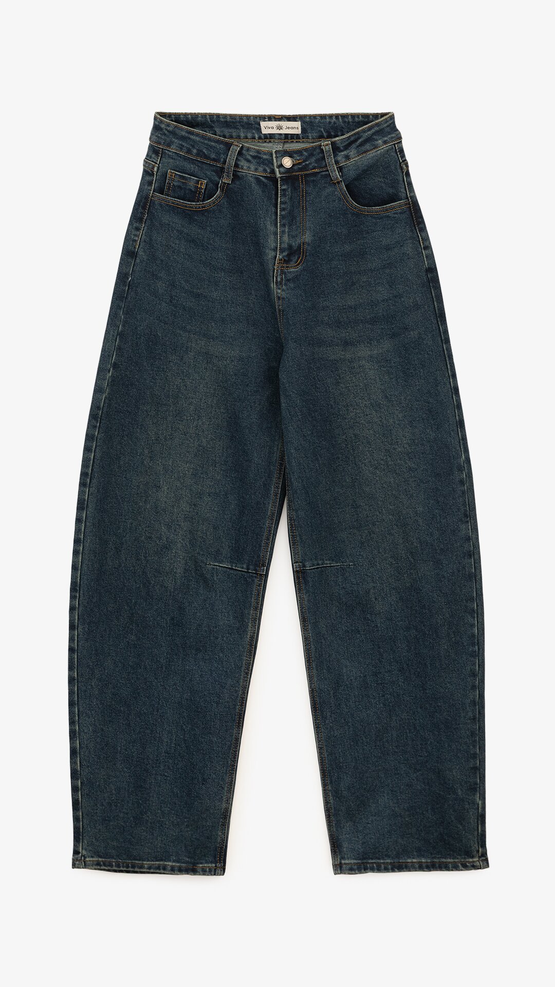 Купити Джинси Baggy жіночі Vantel 8035 33 Синій Артикул: 2000999346569 Фото повноекранне №7