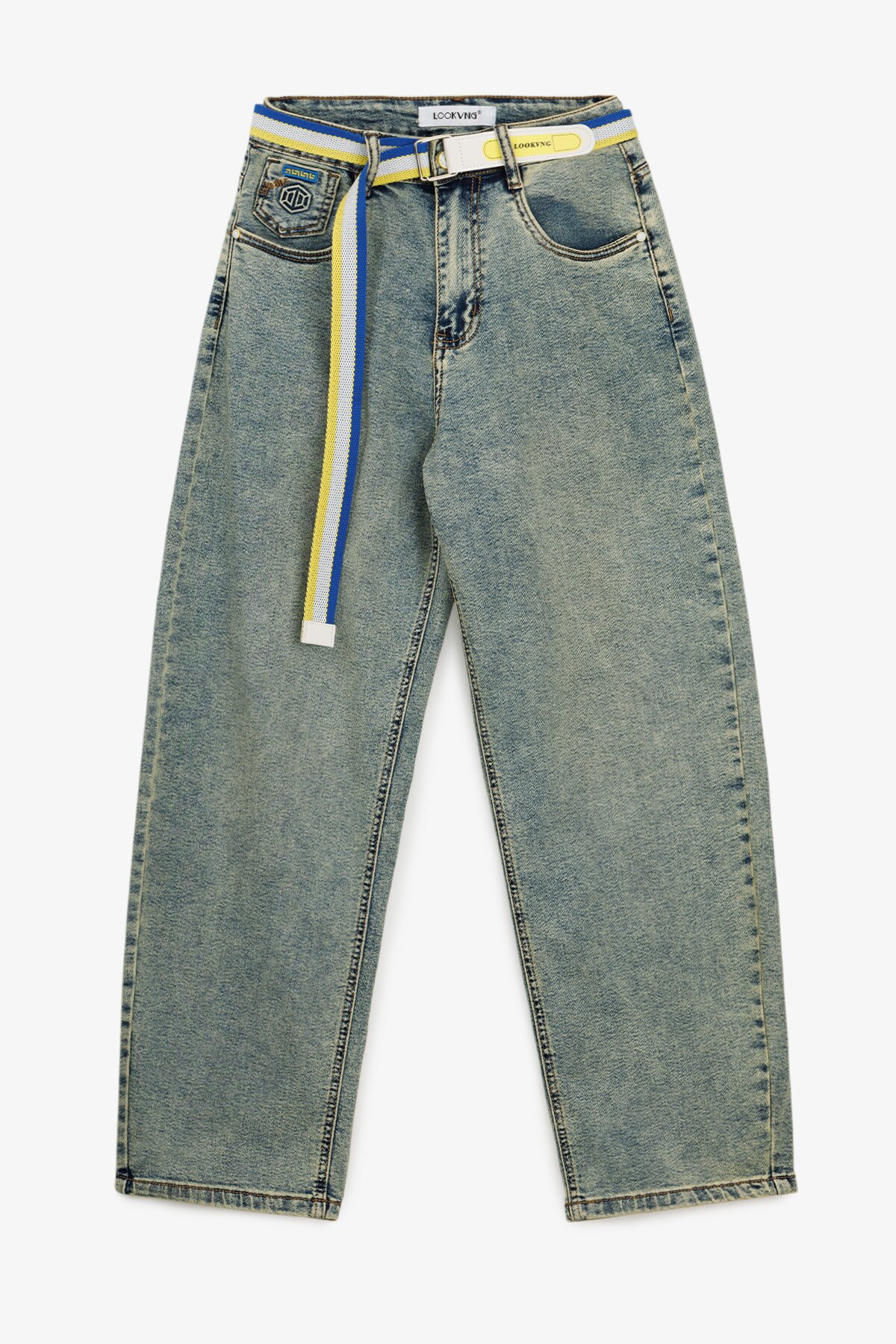 Джинсы Baggy женские Vantel 8120-1 30 Синий  Фото №0
