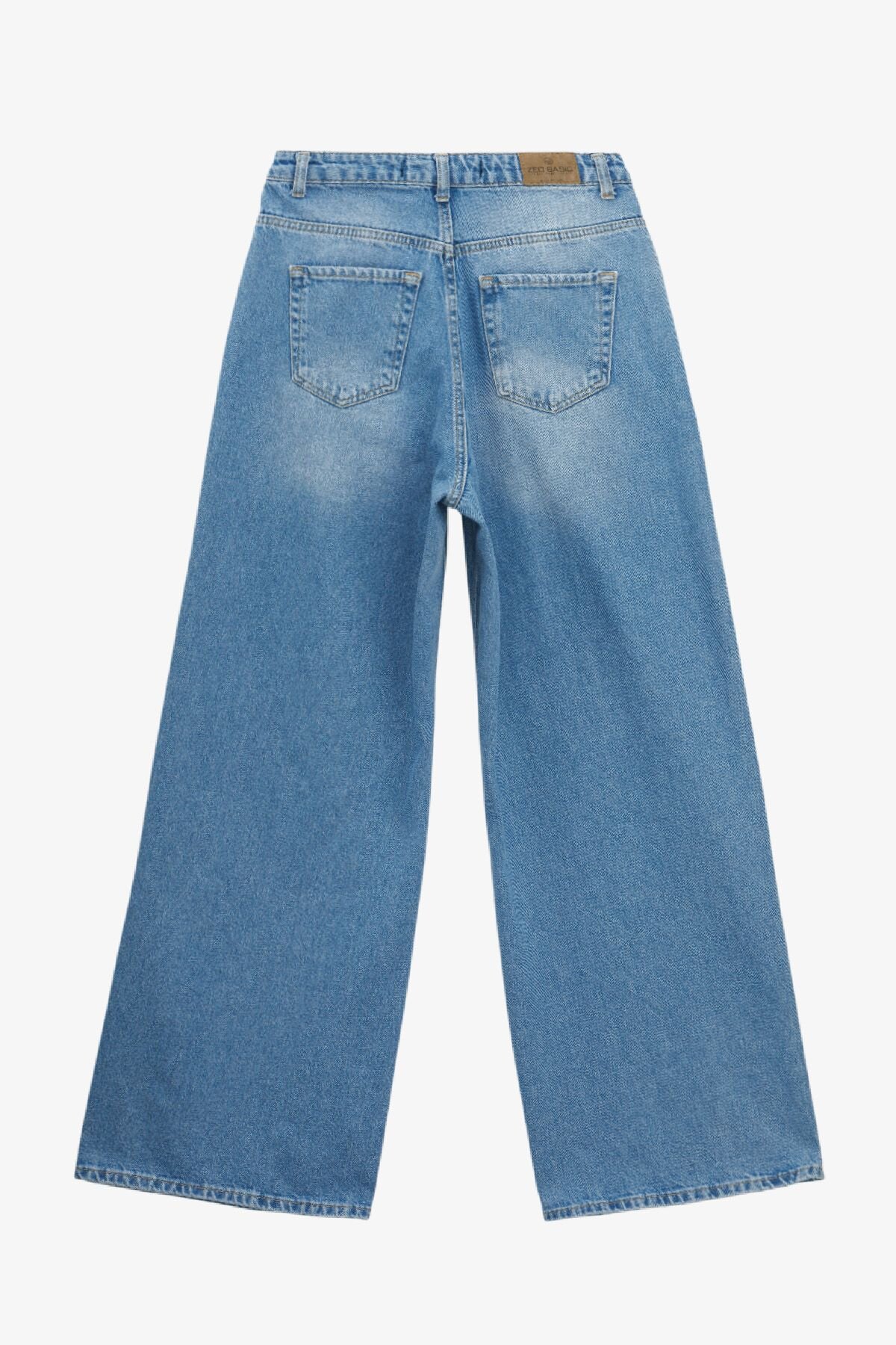 Купити Джинси Baggy жіночі Zeo Basic 4737 36 Блакитний Артикул: 2000990990310 Фото повноекранне №5