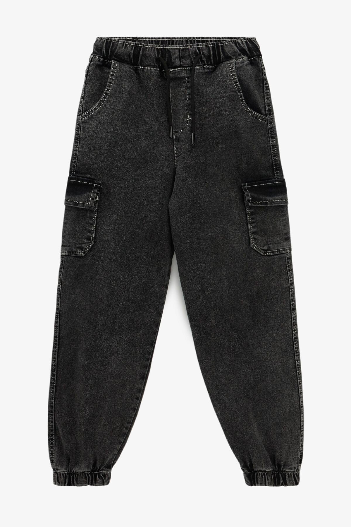 Джинси Joggers для хлопчика Pitiki 9012-2 116 см Сірий  Фото №0