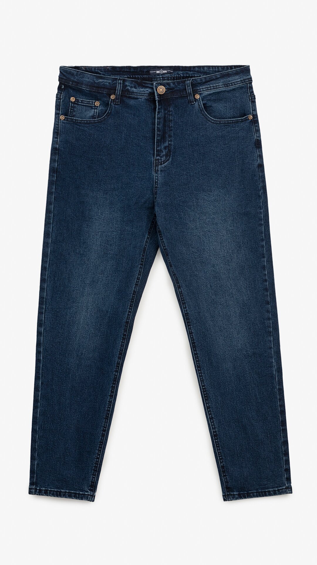 Купити Джинси Mom Fit чоловічі  HB100 28 Темно-синій Артикул: 2000999254994 Фото повноекранне №7