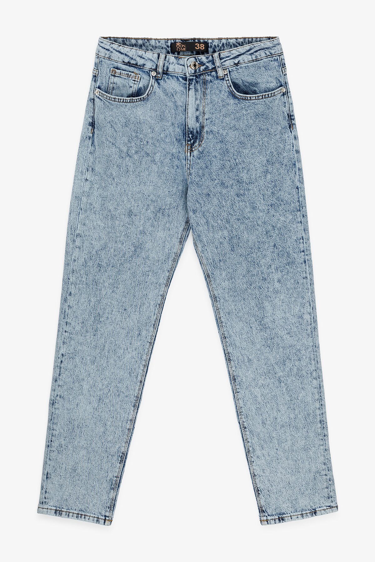 Джинси Mom Fit жіночі On me 4851 48 Синій  Фото №0