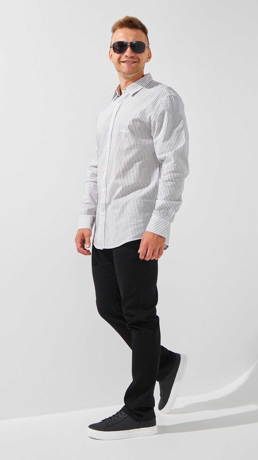 Джинси Regular Fit чоловічі 5108-1 36 Чорний  Фото №2