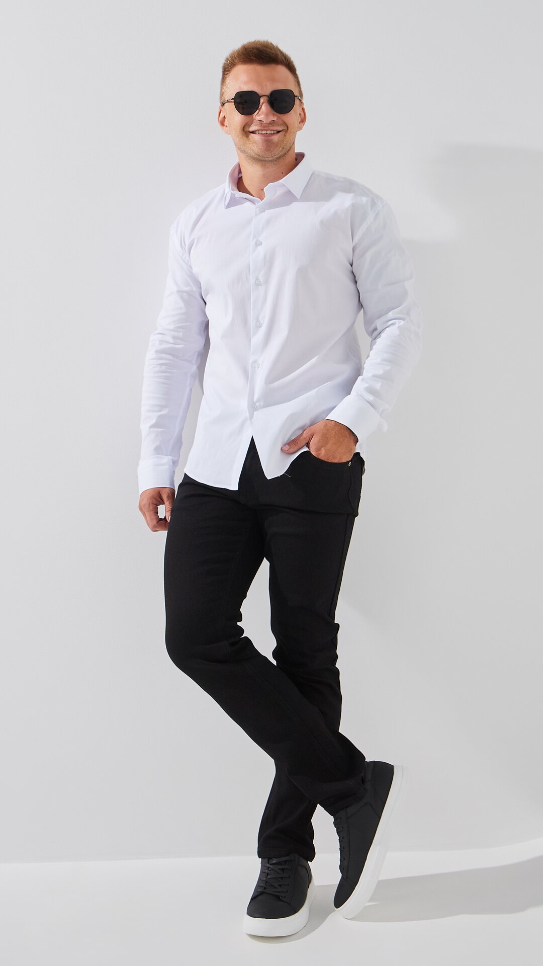 Джинси Regular Fit чоловічі 5108-4 36 Чорний  Фото №0