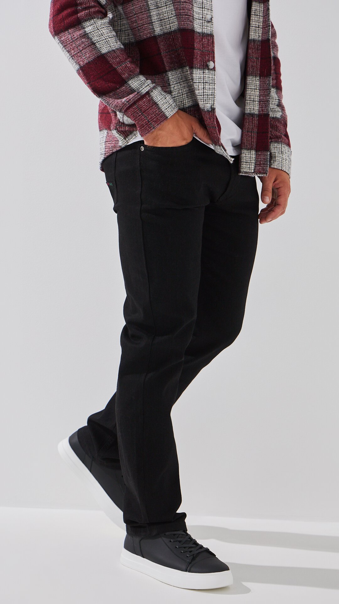 Джинси Regular Fit чоловічі 5108-6 30 Чорний  Фото №3