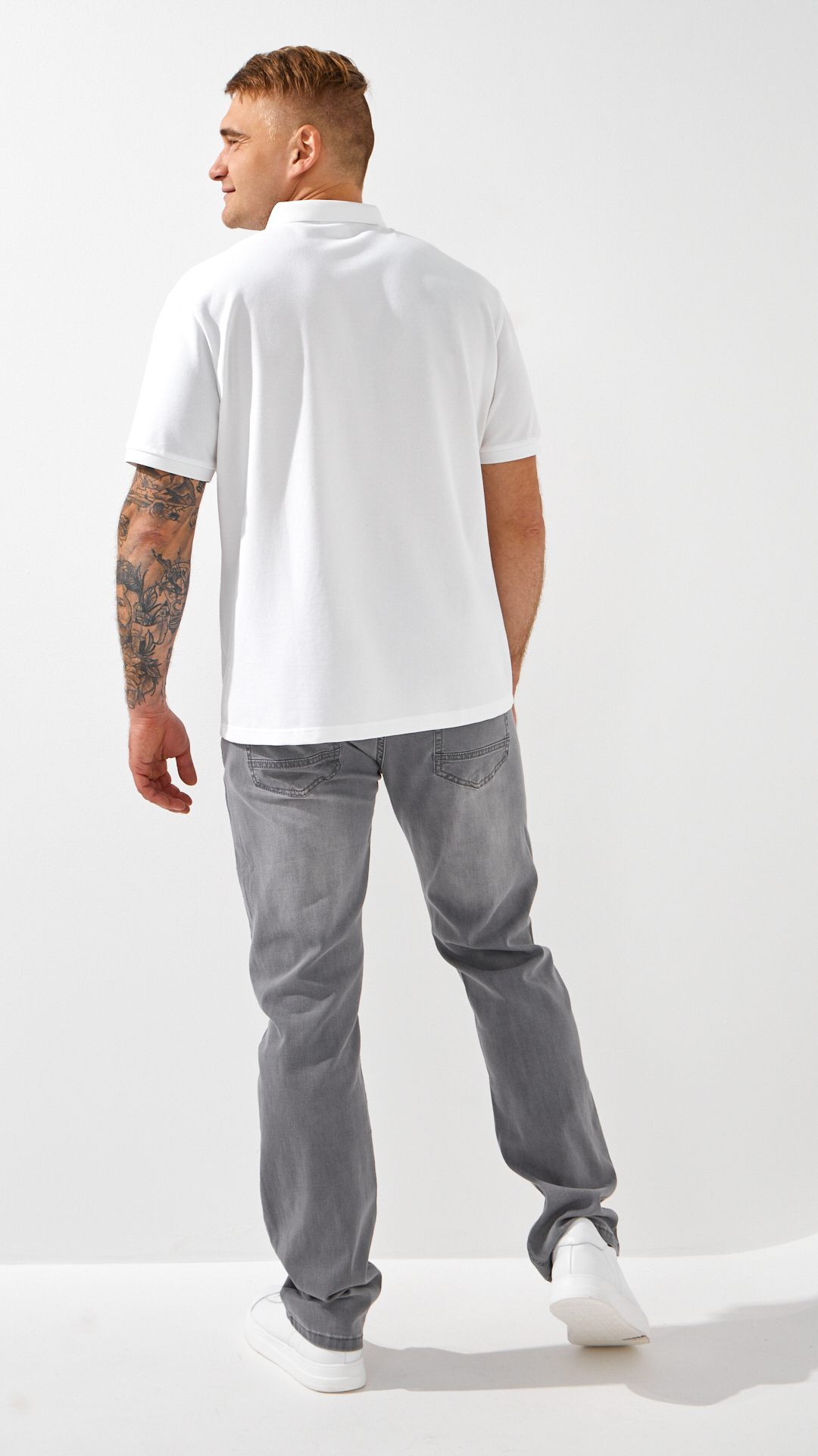 Джинсы Regular fit мужские 6682 29 Серый  Фото №4