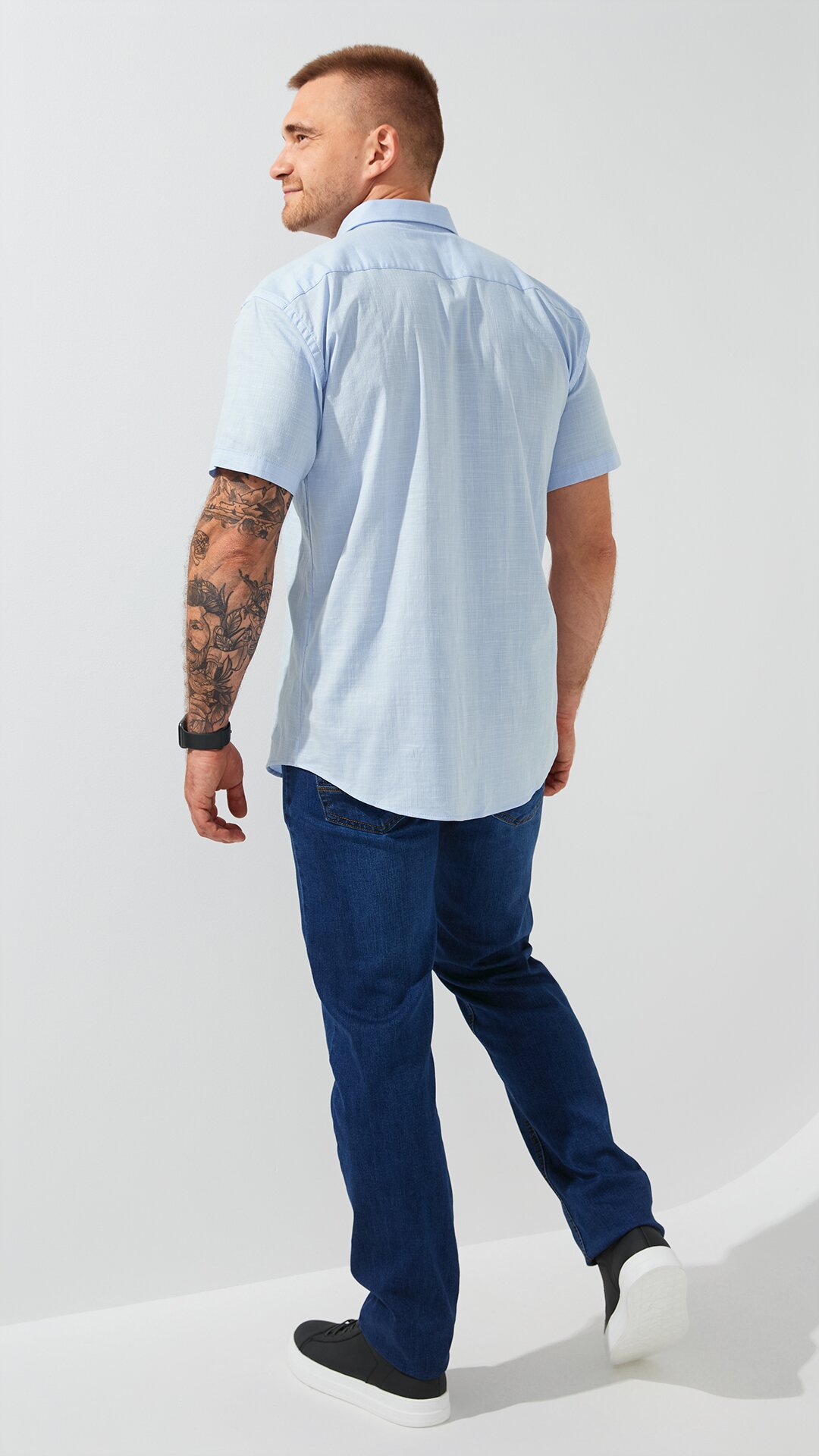 Джинси Regular Fit чоловічі  6932 34 Синій  Фото №4