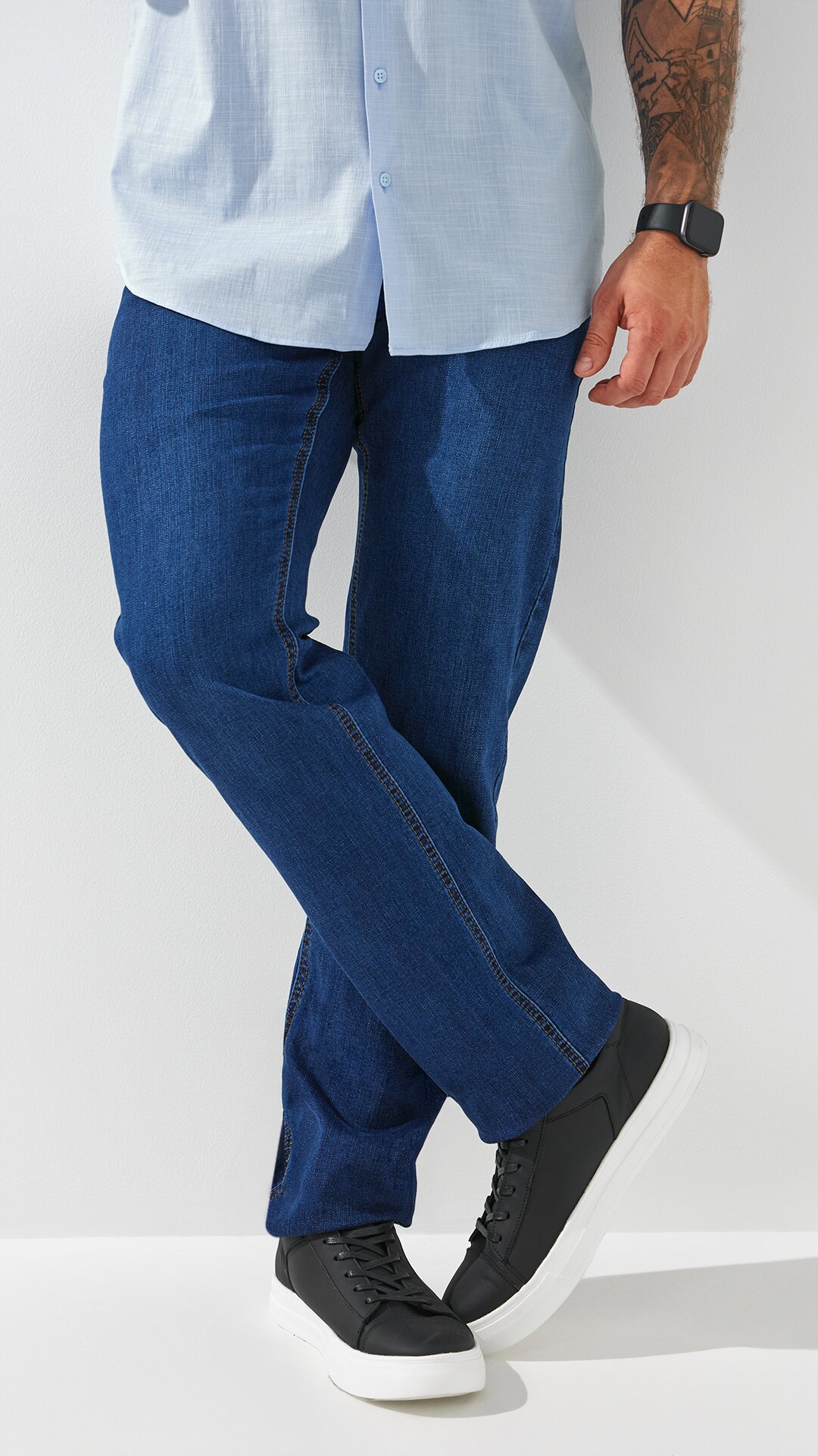 Джинси Regular Fit чоловічі  6932 34 Синій  Фото №1