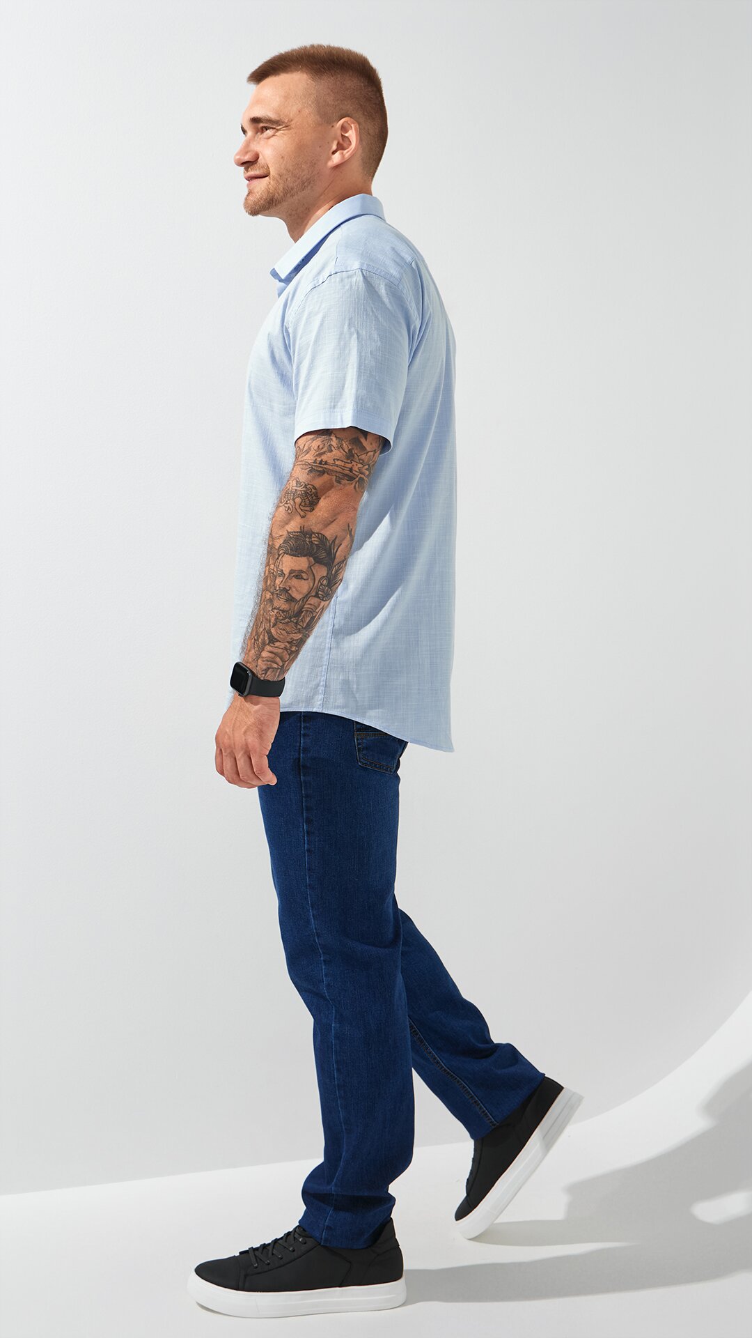 Джинси Regular Fit чоловічі  6932 34 Синій  Фото №2