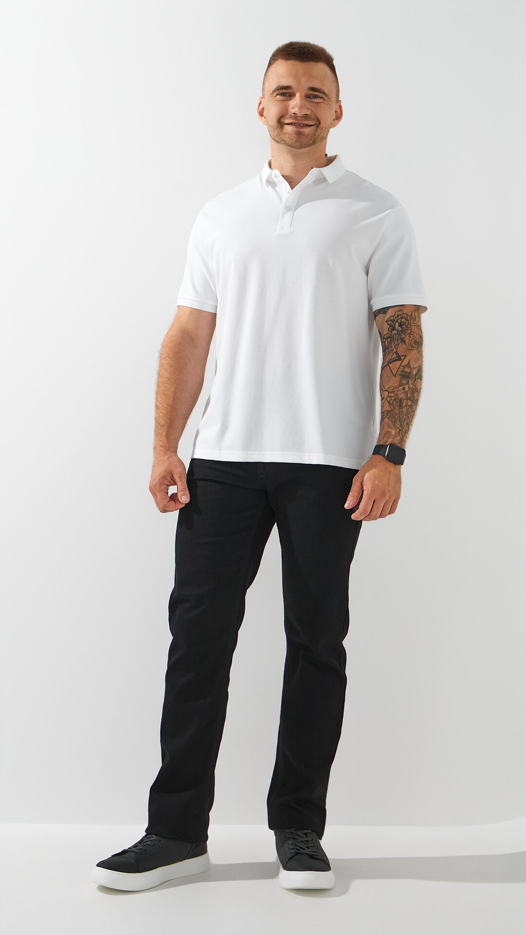 Джинси Regular Fit чоловічі  6939 38 Чорний  Фото №0