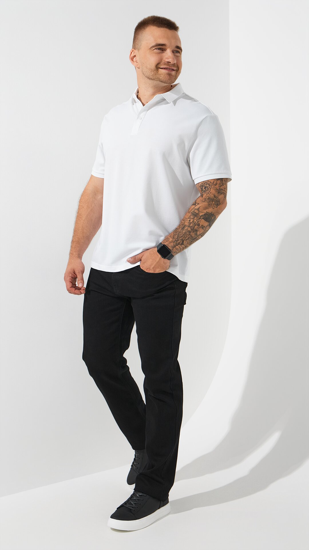 Джинси Regular Fit чоловічі  6939 38 Чорний  Фото №2