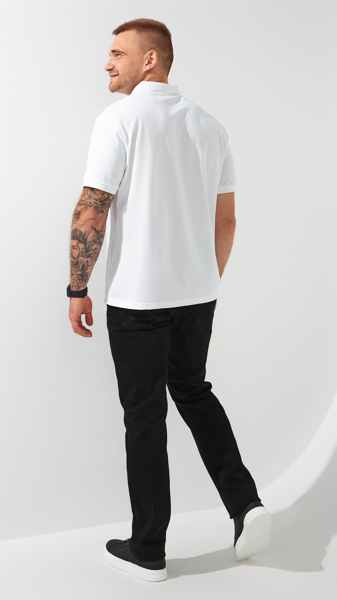 Джинси Regular Fit чоловічі  6939 38 Чорний  Фото №4