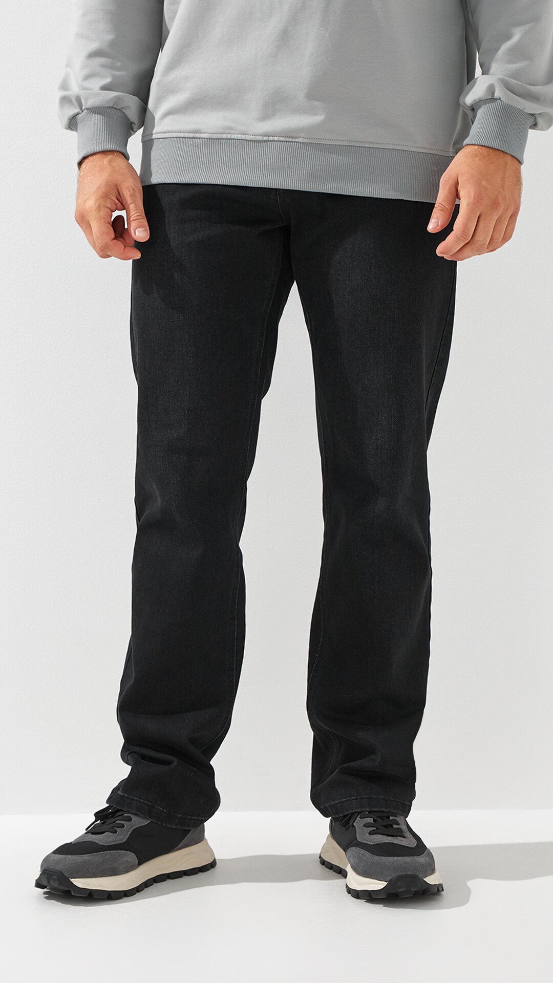 Купити Джинси Regular Fit чоловічі  6953 30 Сірий Артикул: 2000999235429 Фото повноекранне №2