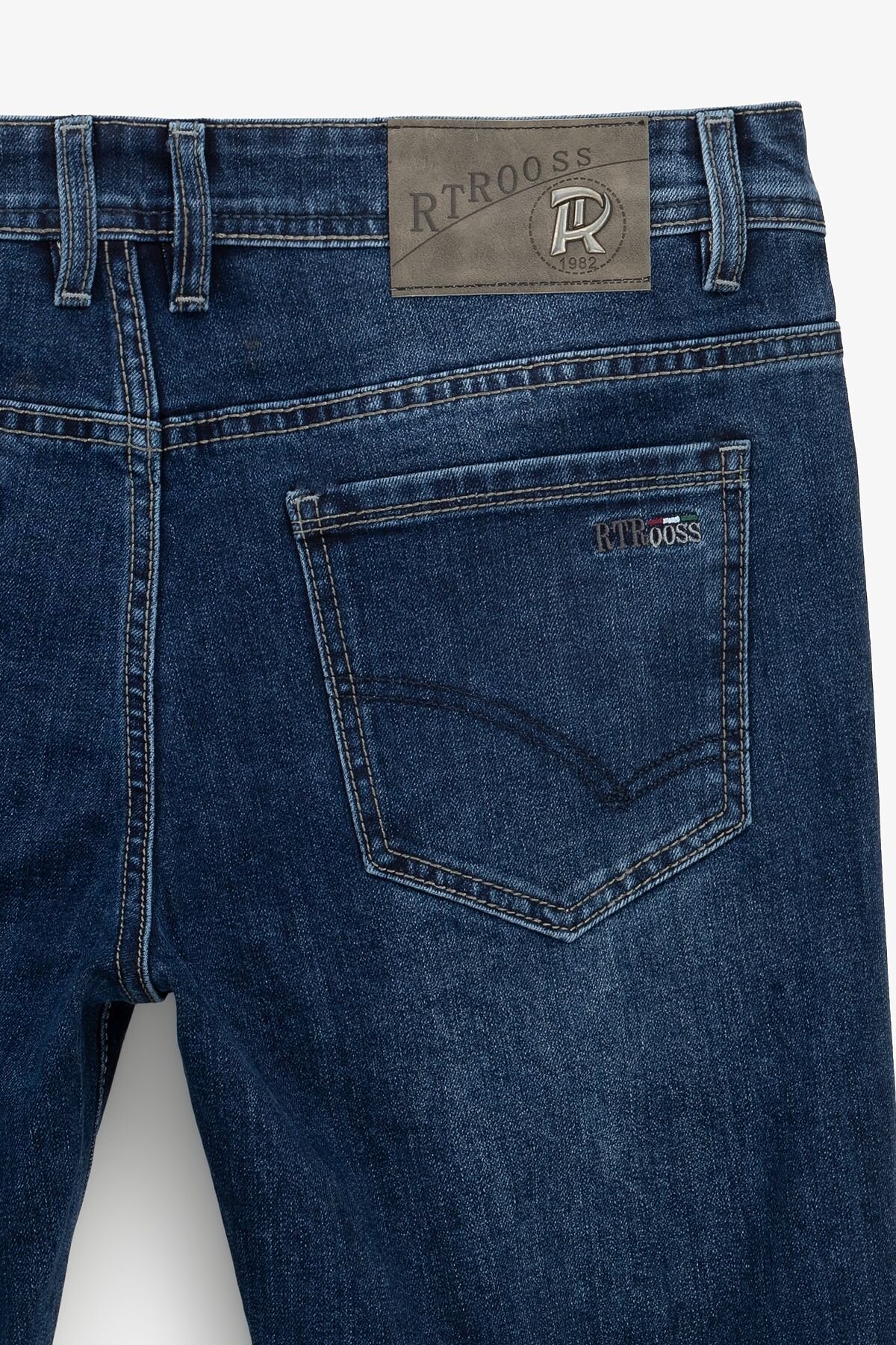 Джинсы Regular Fit мужские 8108 30 Синий  Фото №7