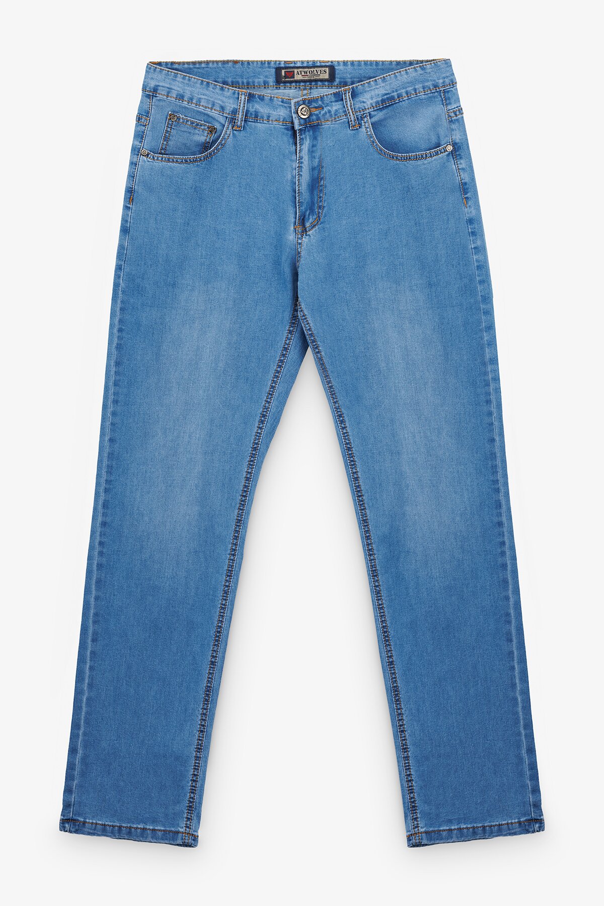 Джинсы Regular fit мужские 9015 32 Голубой  Фото №5