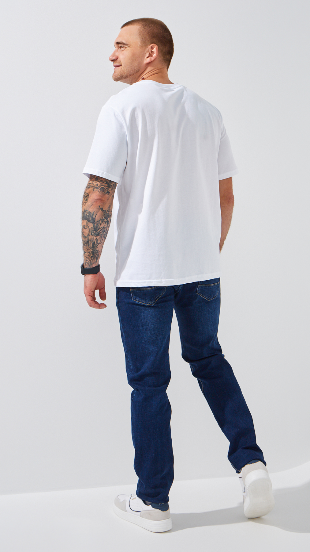 Джинси Regular Fit чоловічі 908 32 Темно-синій  Фото №3