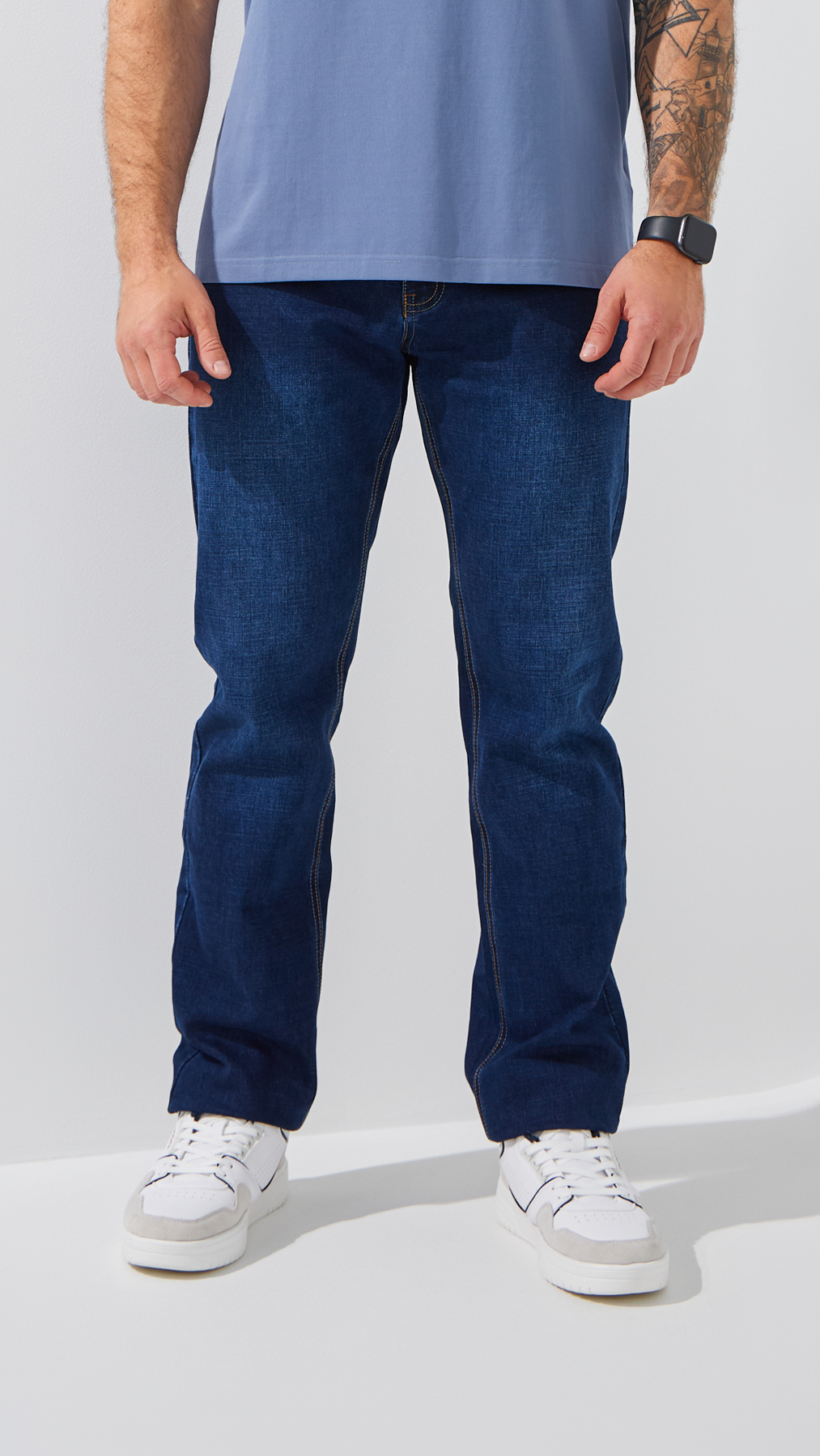 Джинси Regular Fit чоловічі 909 32 Темно-синій  Фото №1