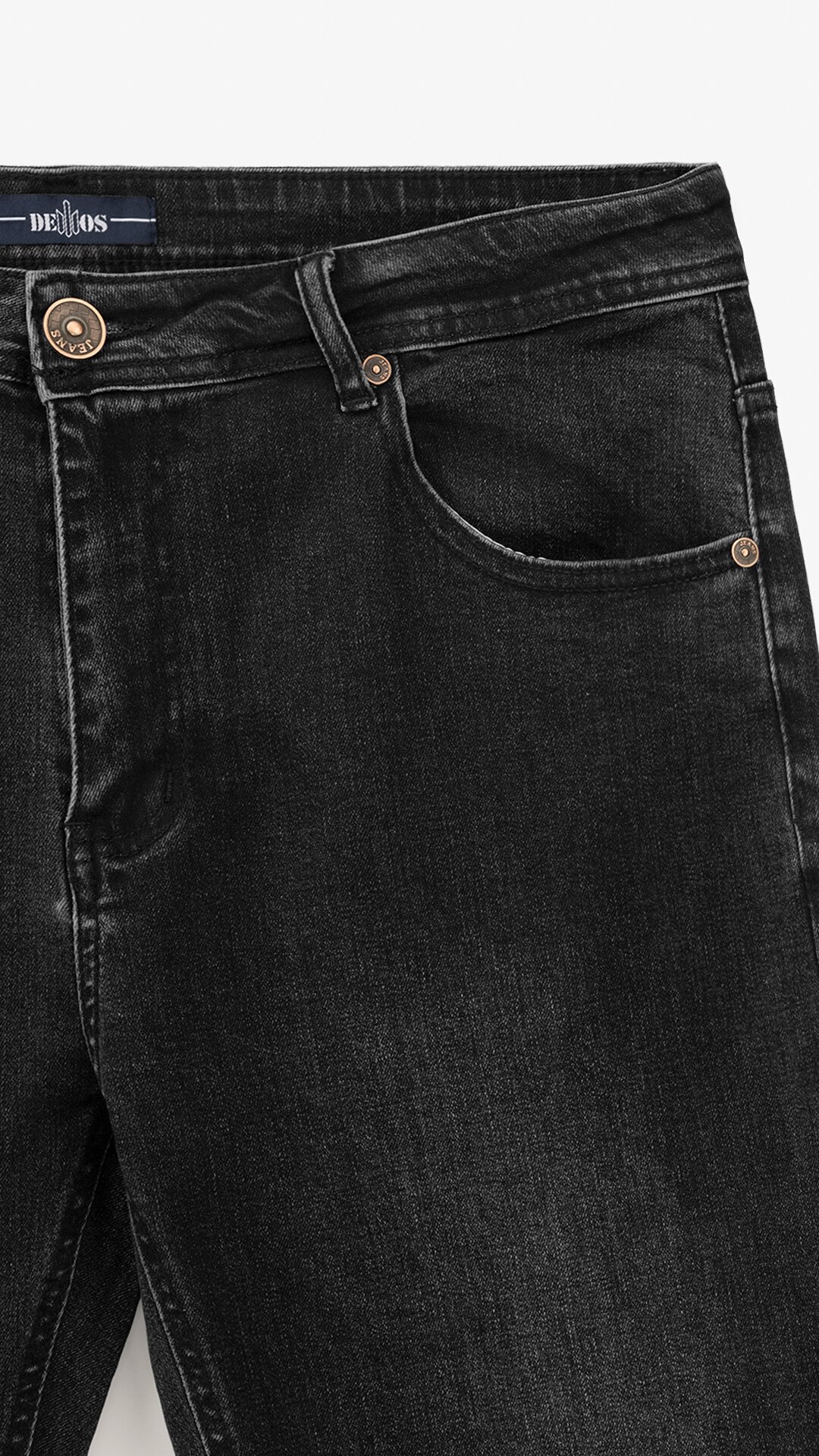 Купити Джинси Regular Fit чоловічі  HB400 28 Графітовий Артикул: 2000999193637 Фото повноекранне №8
