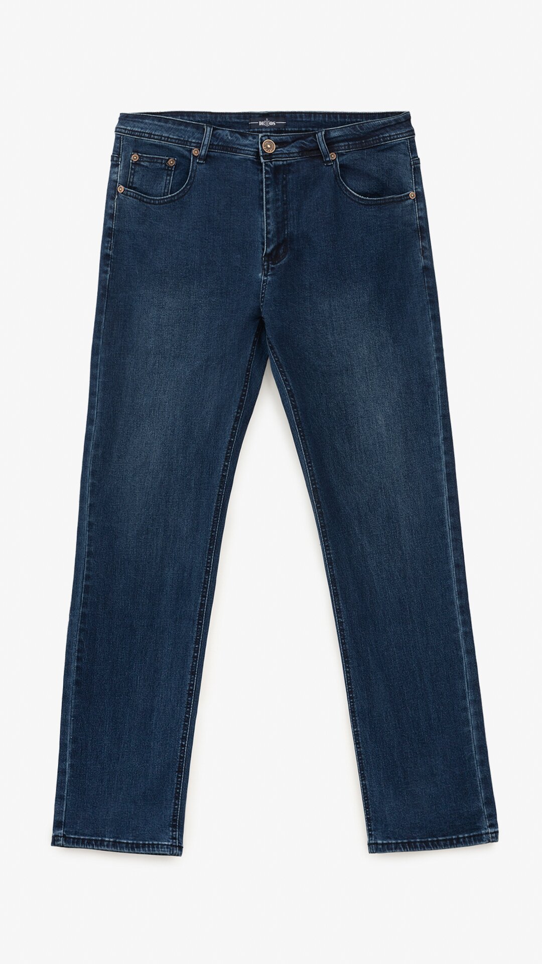 Купити Джинси Regular Fit чоловічі  HB500 31 Темно-синій Артикул: 2000999193736 Фото повноекранне №7