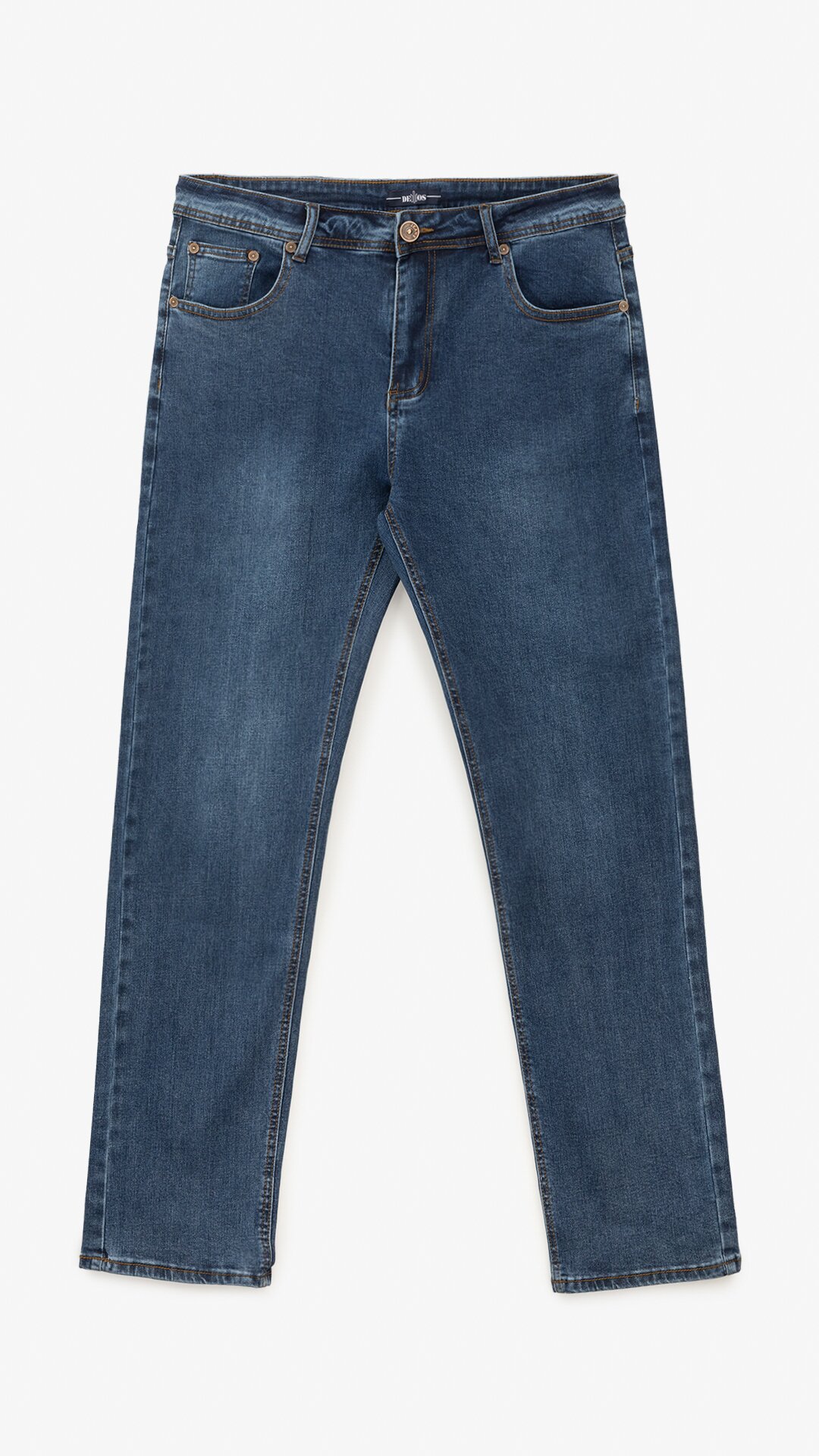 Купити Джинси Regular Fit чоловічі  HB600 31 Синій Артикул: 2000999193804 Фото повноекранне №7