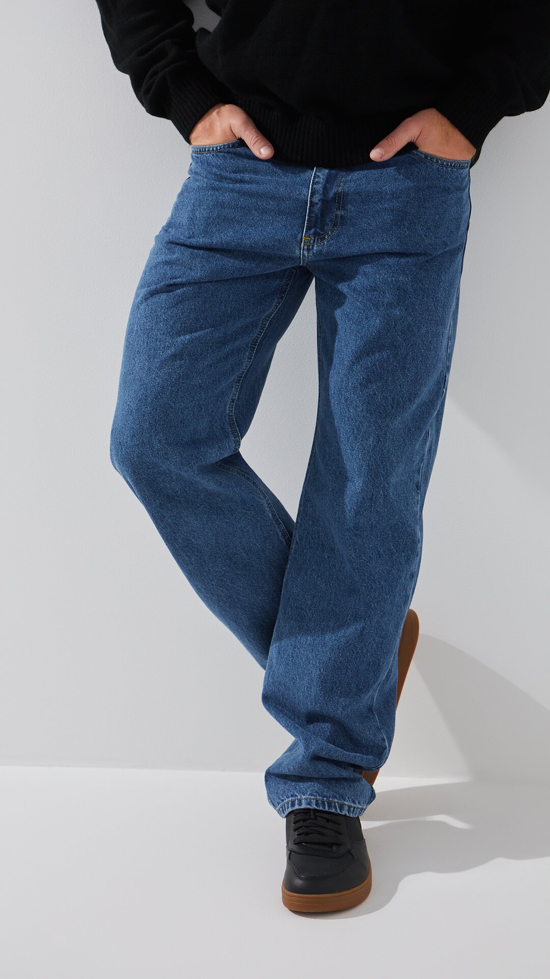 Купити Джинси Regular fit чоловічі LAWA MBC02363 33 Темно-синій Артикул: 2888000023322 Фото повноекранне №1
