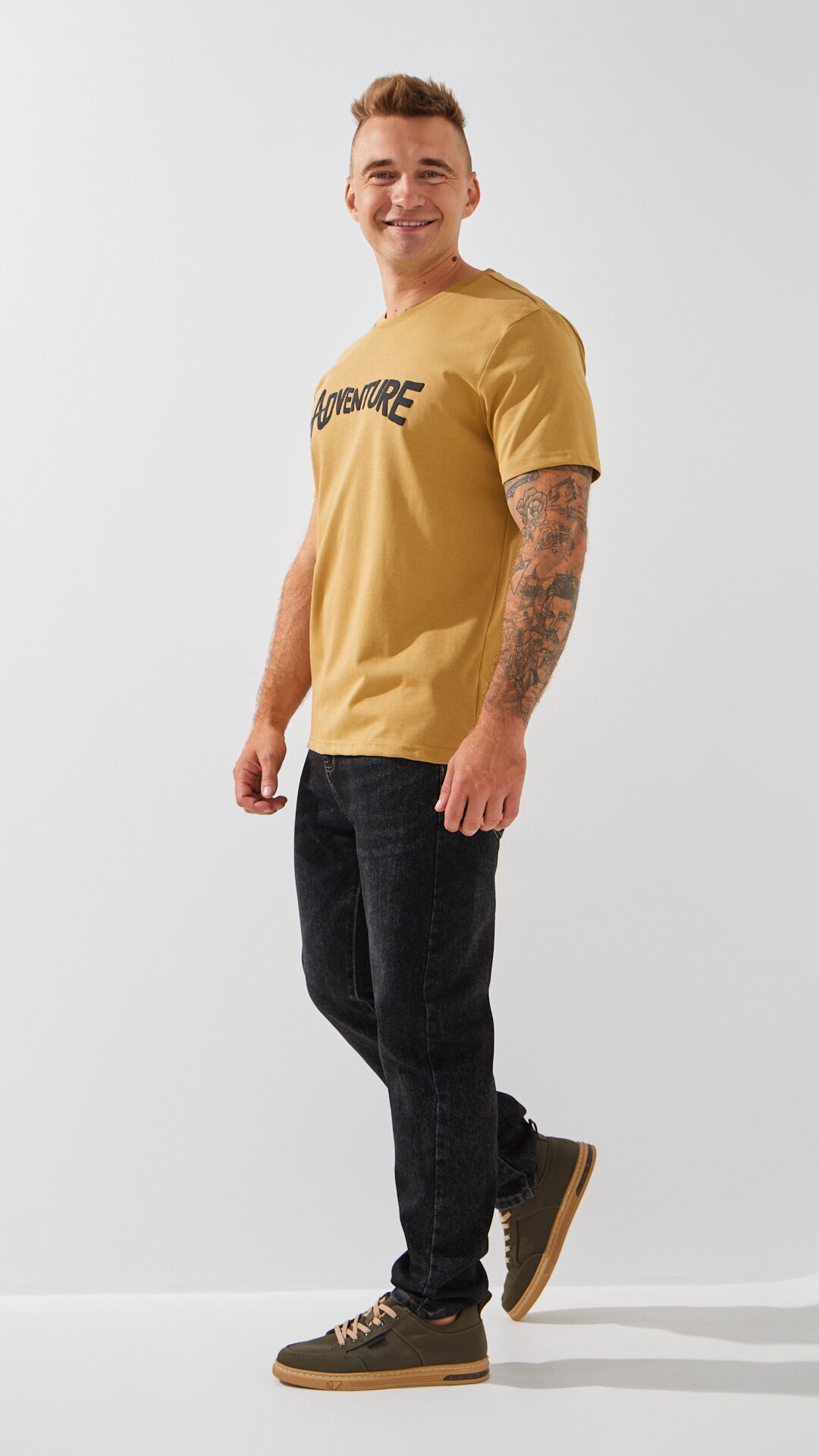 Купити Джинси Slim Fit чоловічі 2221 30 Чорний Артикул: 2000999191244 Фото повноекранне №3