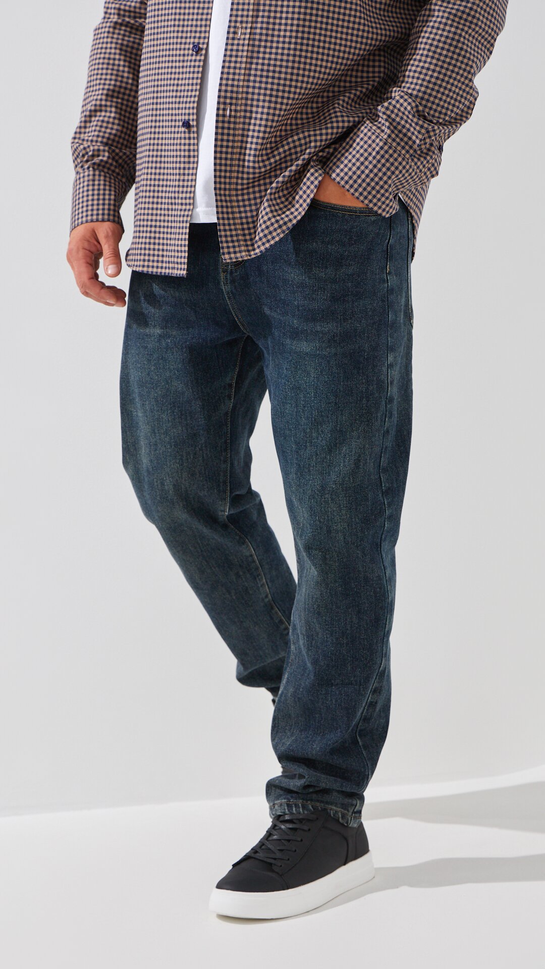 Джинсы Slim Fit мужские 2226 38 Синий  Фото №3