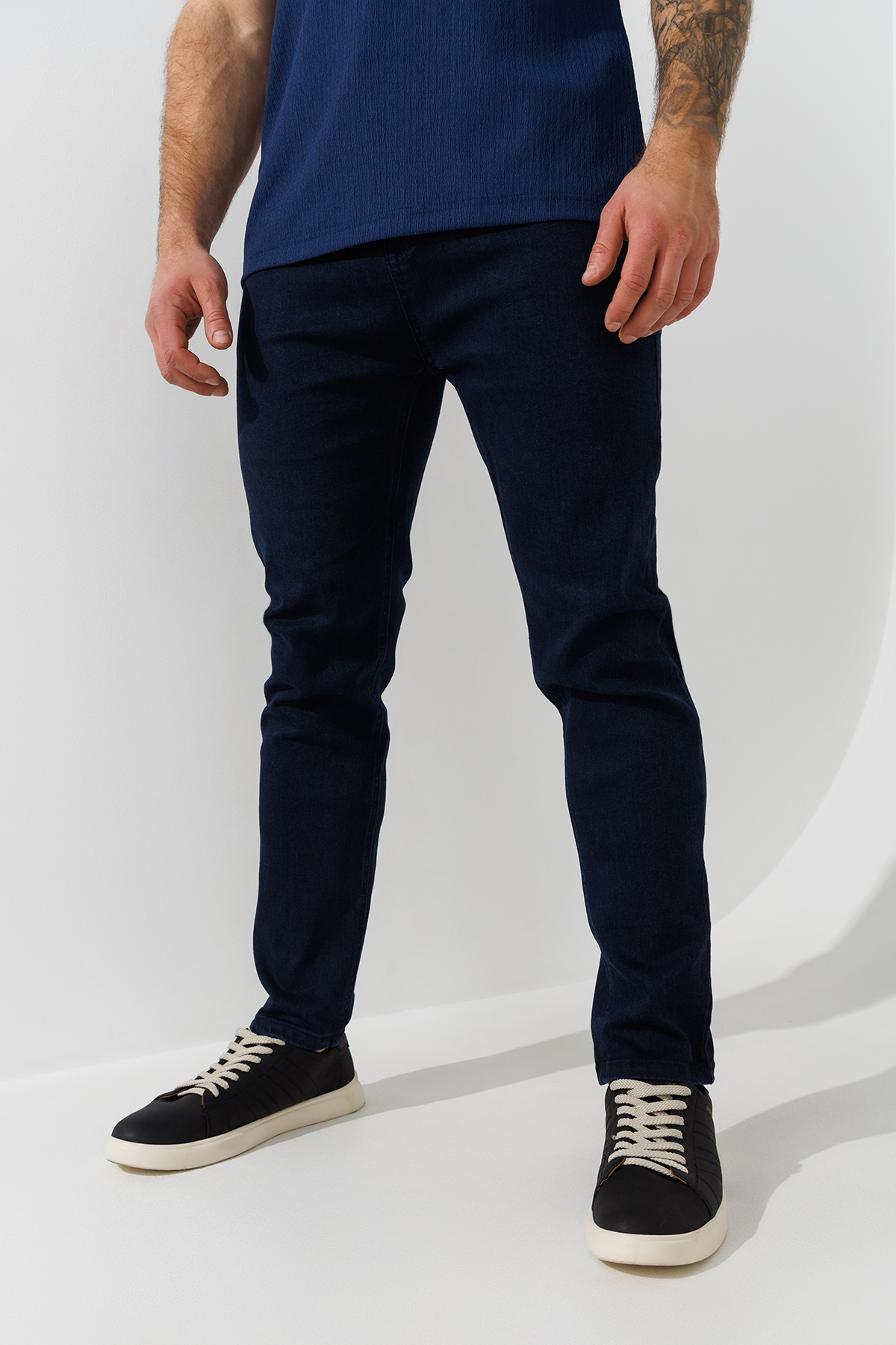 Джинсы Slim Fit мужские 829 32 Темно-синий  Фото №1