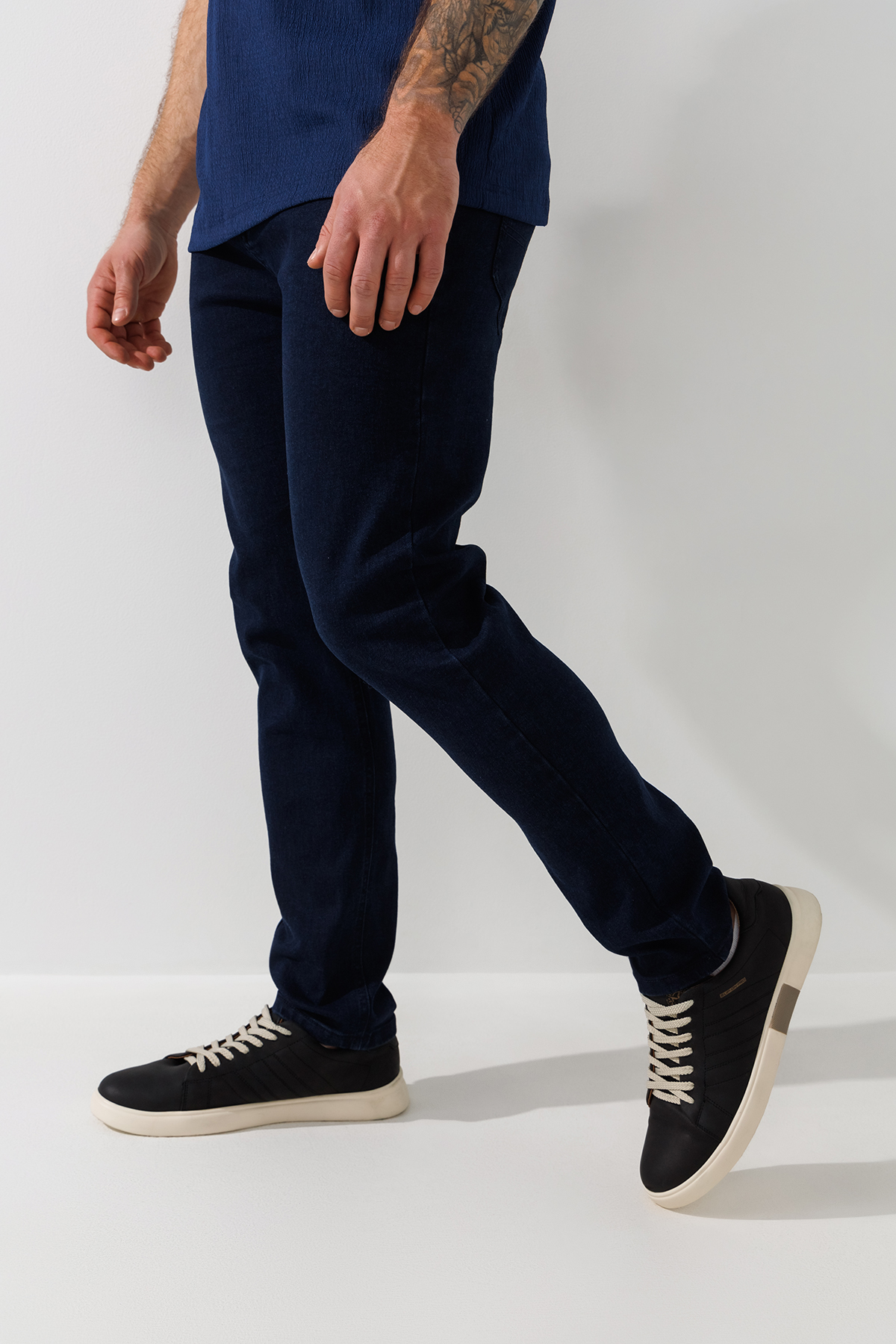 Джинсы Slim Fit мужские 829 32 Темно-синий  Фото №3