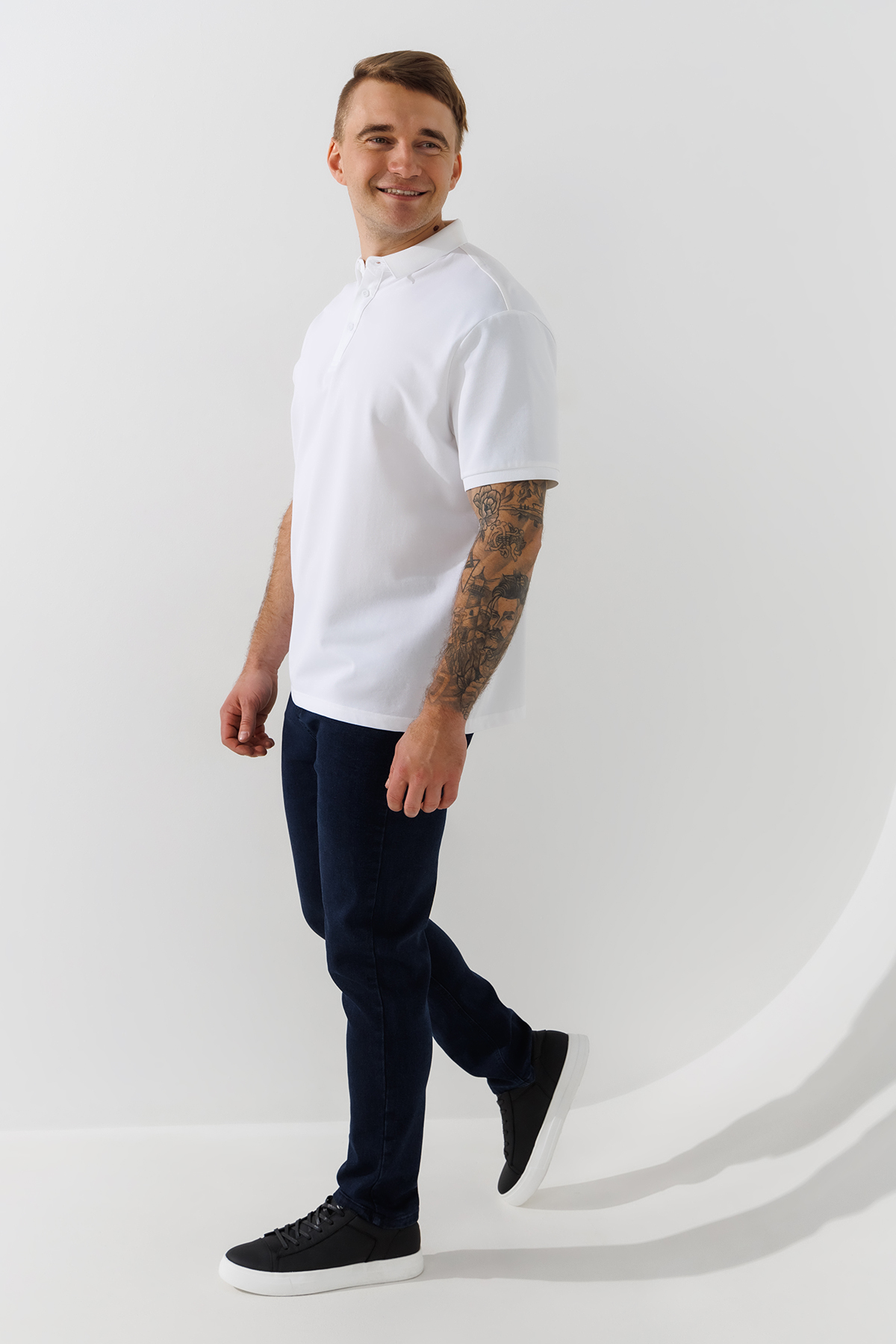 Джинси Slim Fit чоловічі  889 29 Темно-синій  Фото №2