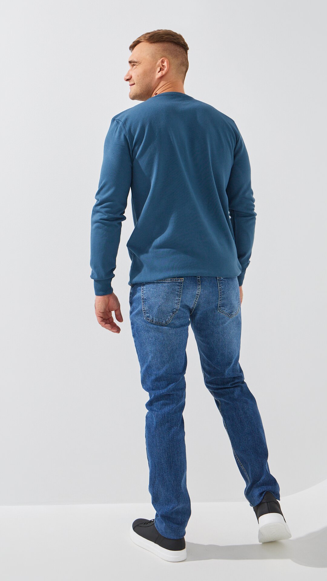 Купити Джинси Slim Fit чоловічі  LTB1001 32 Синій Артикул: 2000999193583 Фото повноекранне №4