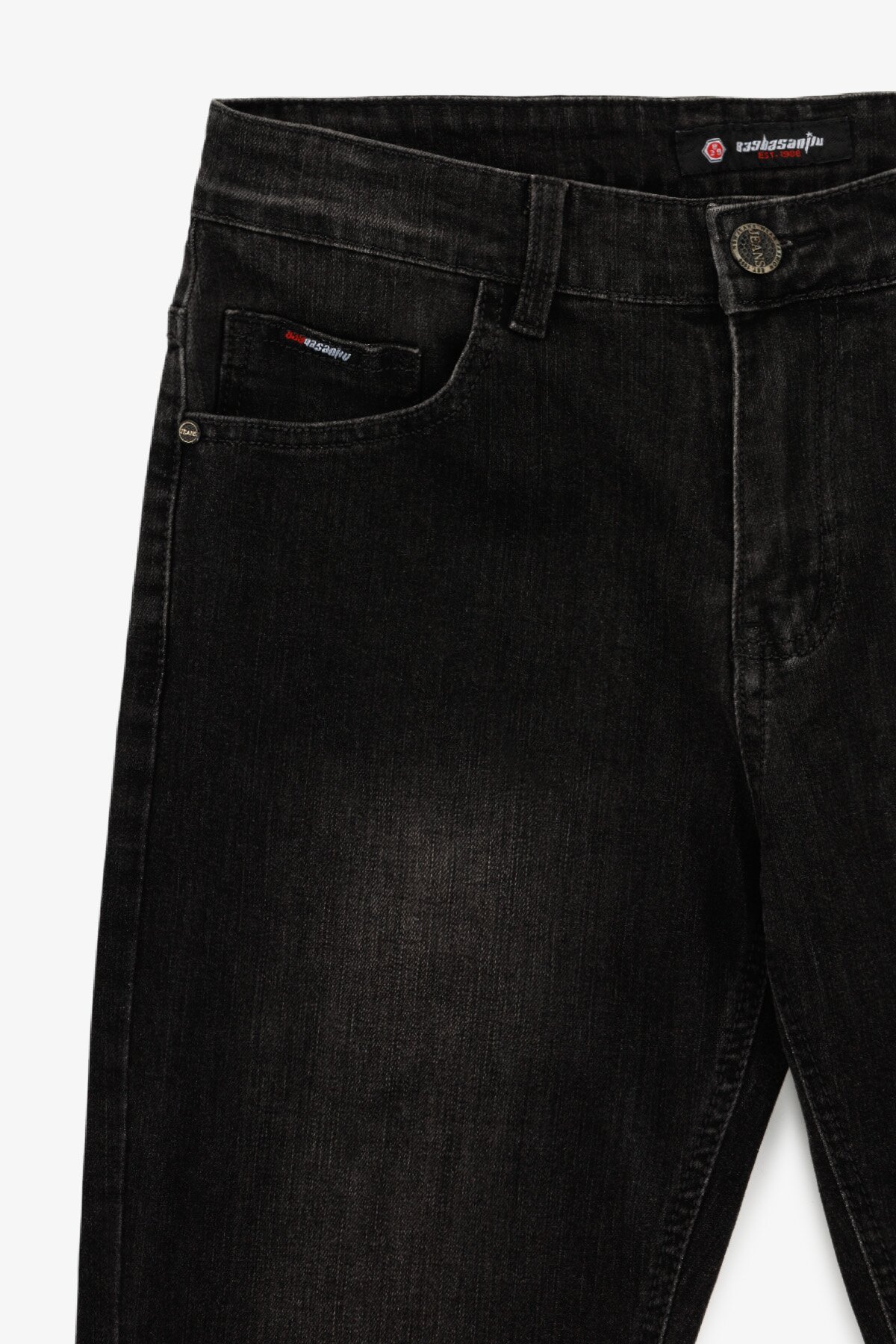 Джинси Slim Fit чоловічі W008-5 29 Темно-сірий  Фото №9