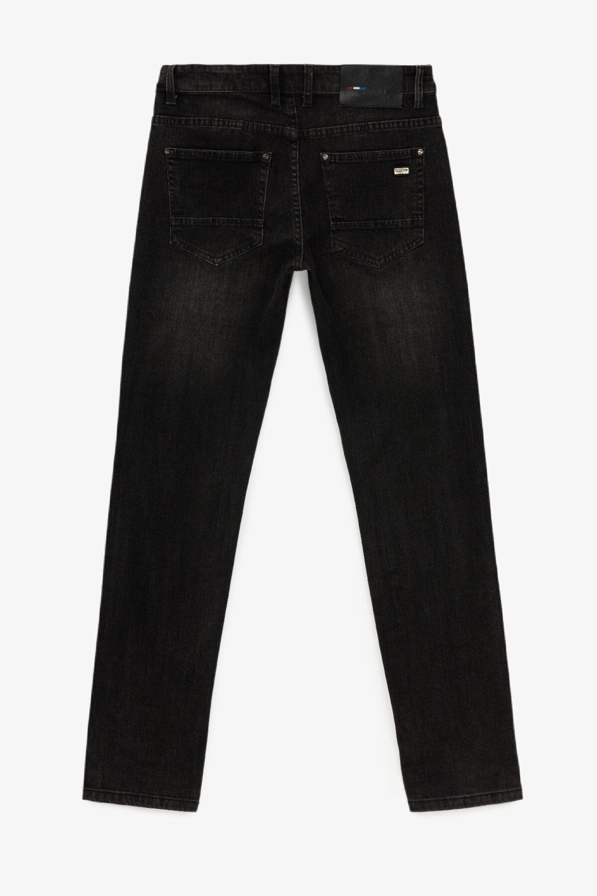 Джинси Slim Fit чоловічі W008-5 29 Темно-сірий  Фото №6